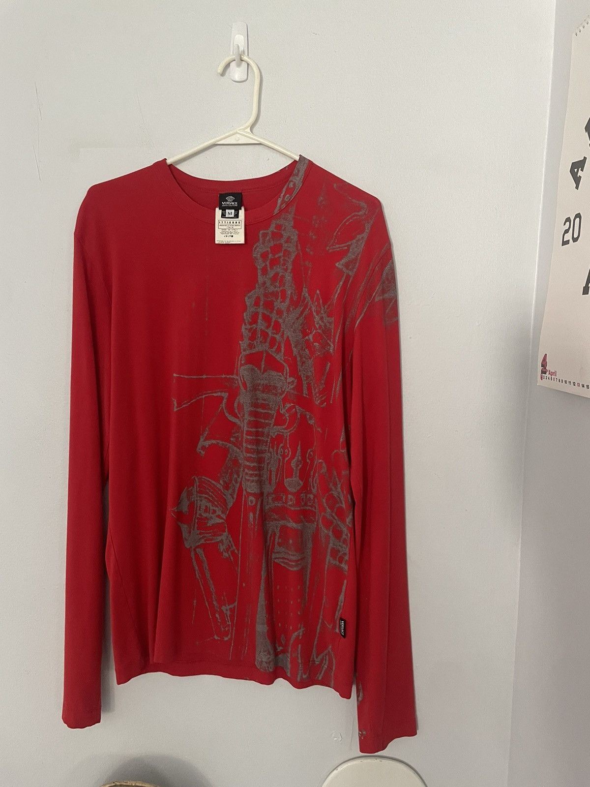 2010s” painted spandex long sleeve
