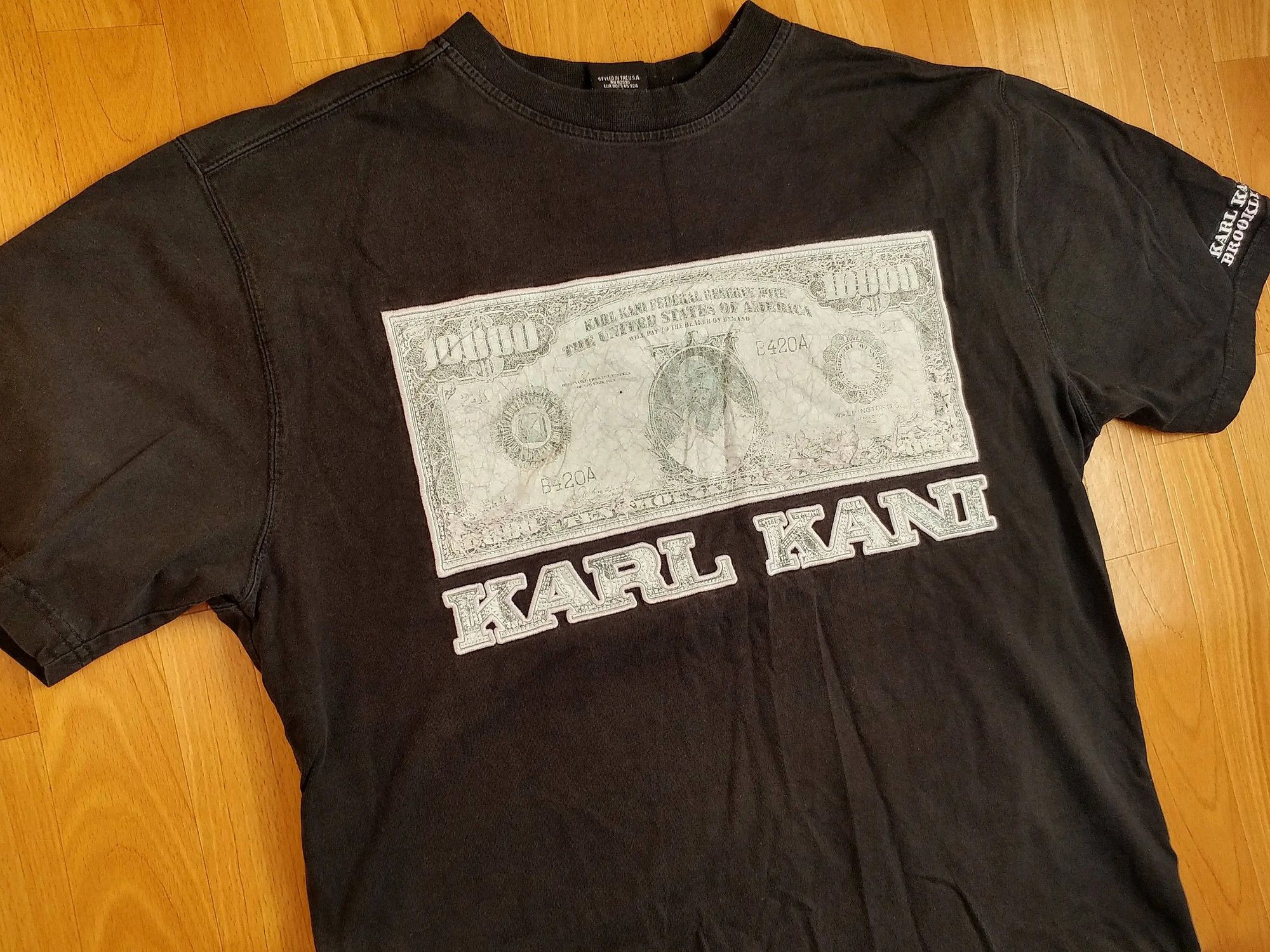 Karl Kani Karl Kani t-shirt, vintage 90s, 1990s hip hop, Y2K, size L Size US L / EU 52-54 / 3 - 3 Thumbnail