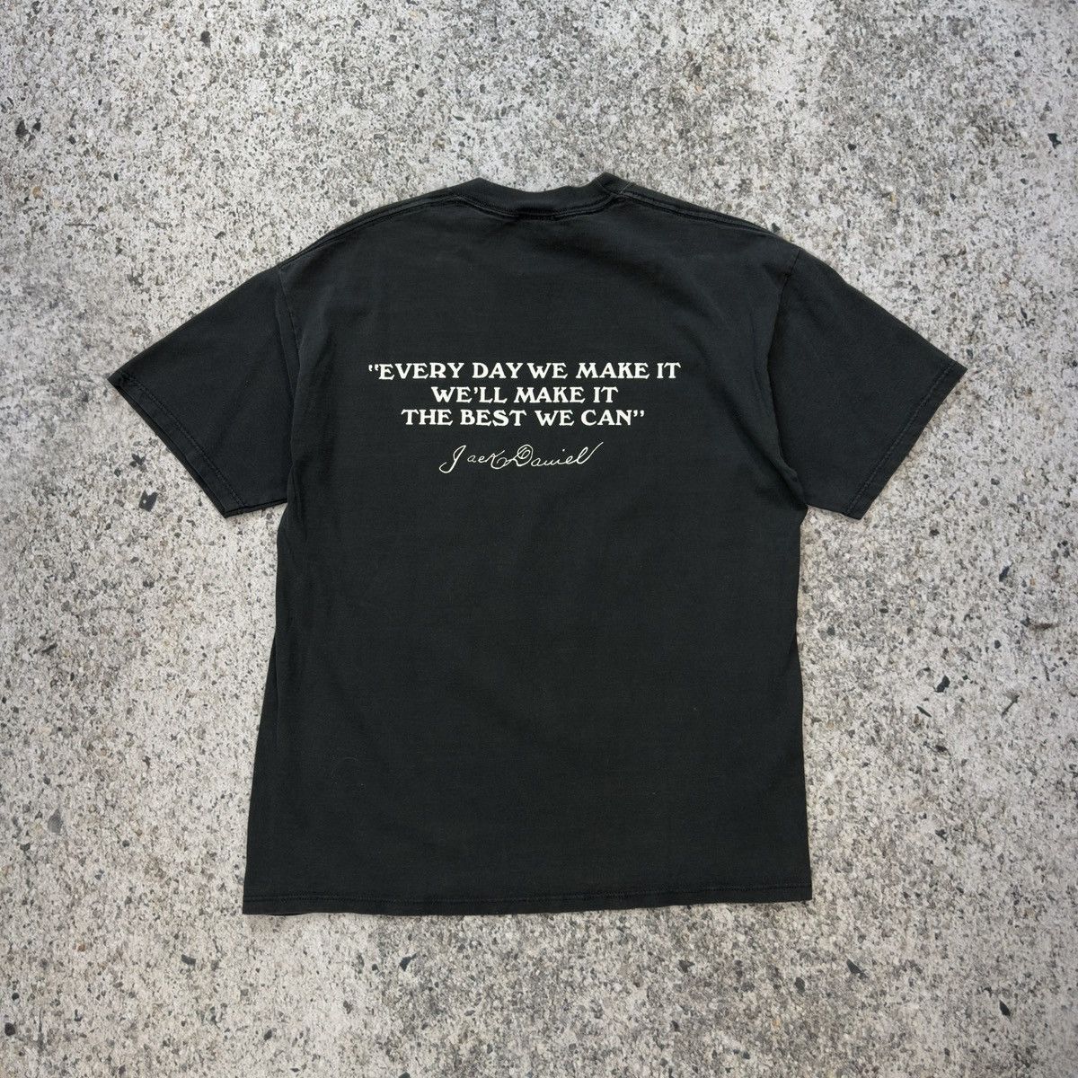 Vintage Vintage Faded Jack Daniels Whiskey Tee ERD Grunge Thrashed Size US L / EU 52-54 / 3 - 2 Thumbnail