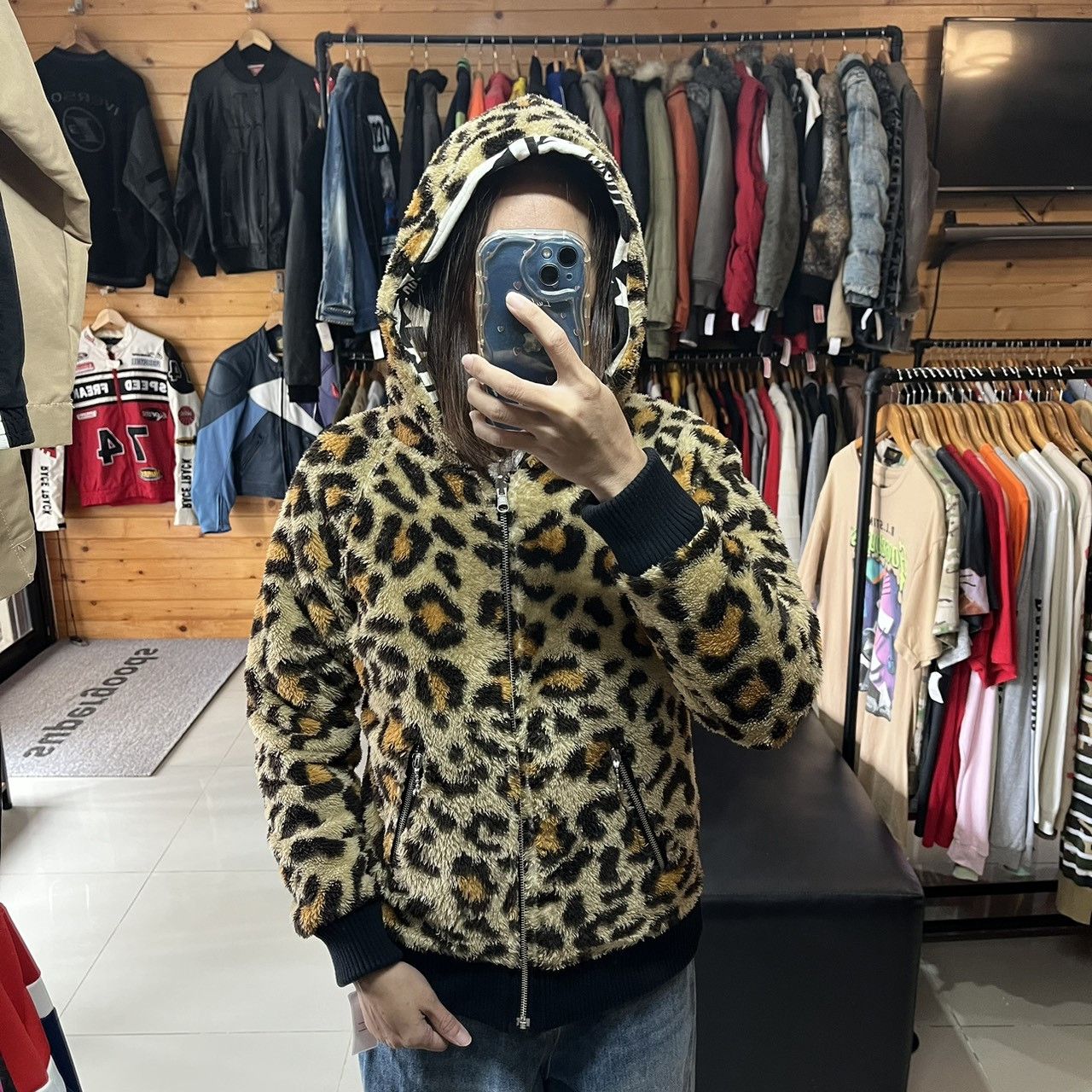 Hysteric Glamour × If Six Was Nine × Le Grande Bleu (L.G.B.) Rna Leopard Riversible Zip Up Hoodie Ifsixwasnine lgb style Size US S / EU 44-46 / 1 - 5 Thumbnail