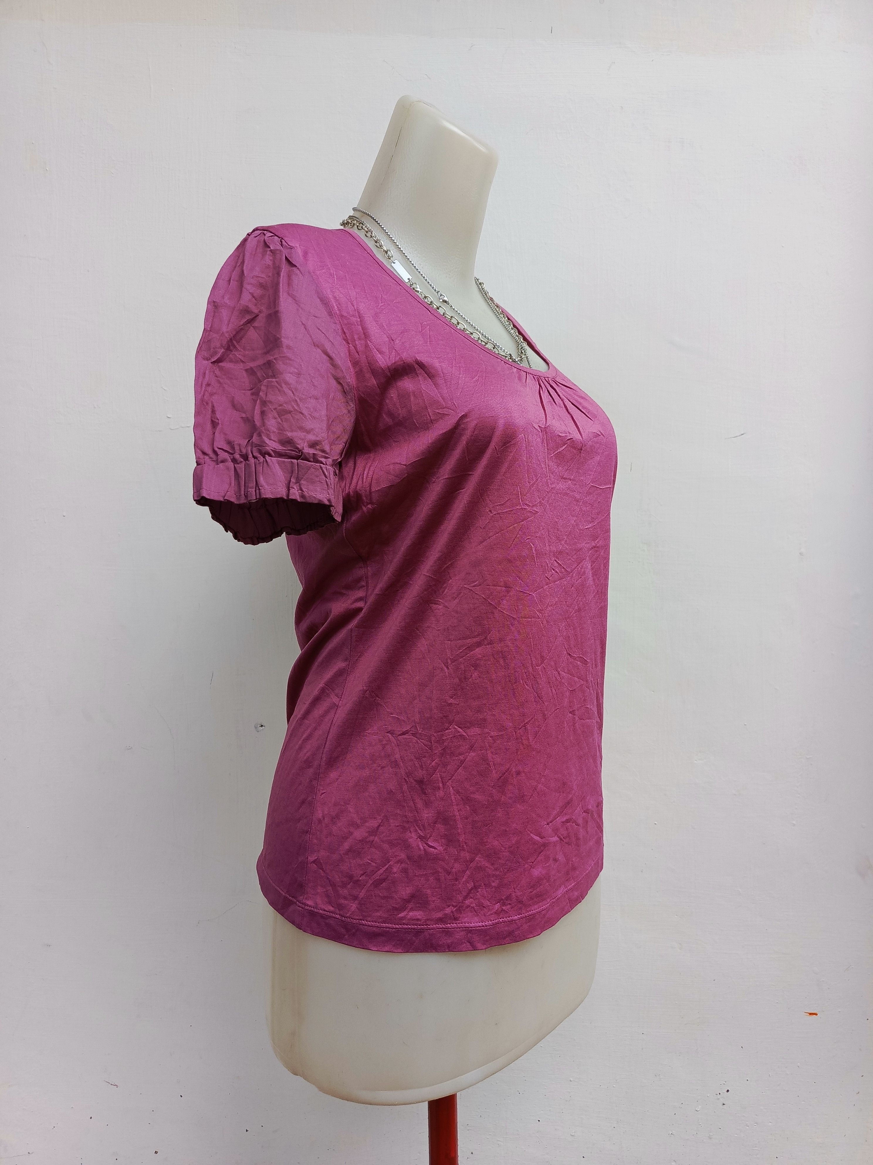 Burberry Burberry London Plain Violet Tee Size S / US 4 / IT 40 - 3 Thumbnail
