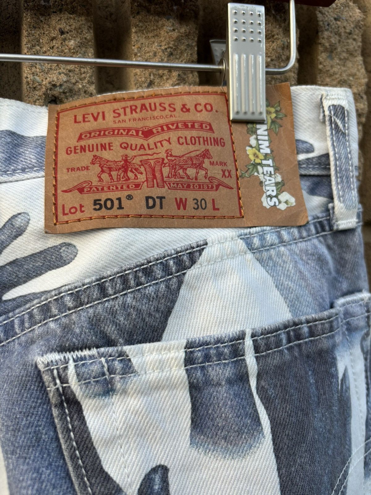 DENIM TEARS Denim Tears indigo hands white jeans Size US 30 / EU 46 - 3 Thumbnail