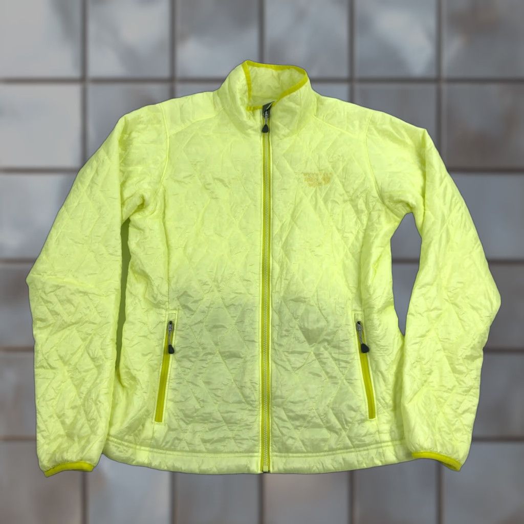 Mountain Hardwear VINTAGE Mountain Hardwear Thermal Q Elite Puffer Jacket Womens Medium Yellow Size M / US 6-8 / IT 42-44 - 1 Thumbnail