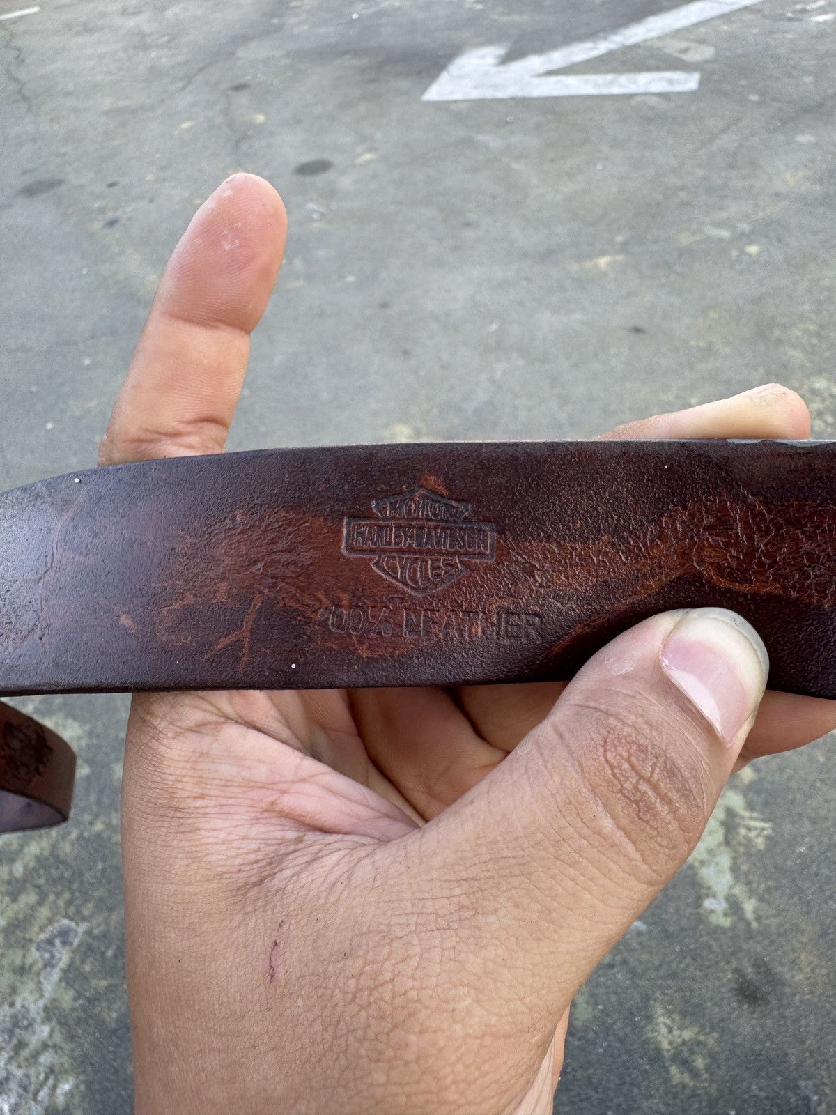 Harley Davidson Vintage Harley Davidson Belt Size ONE SIZE - 6 Thumbnail