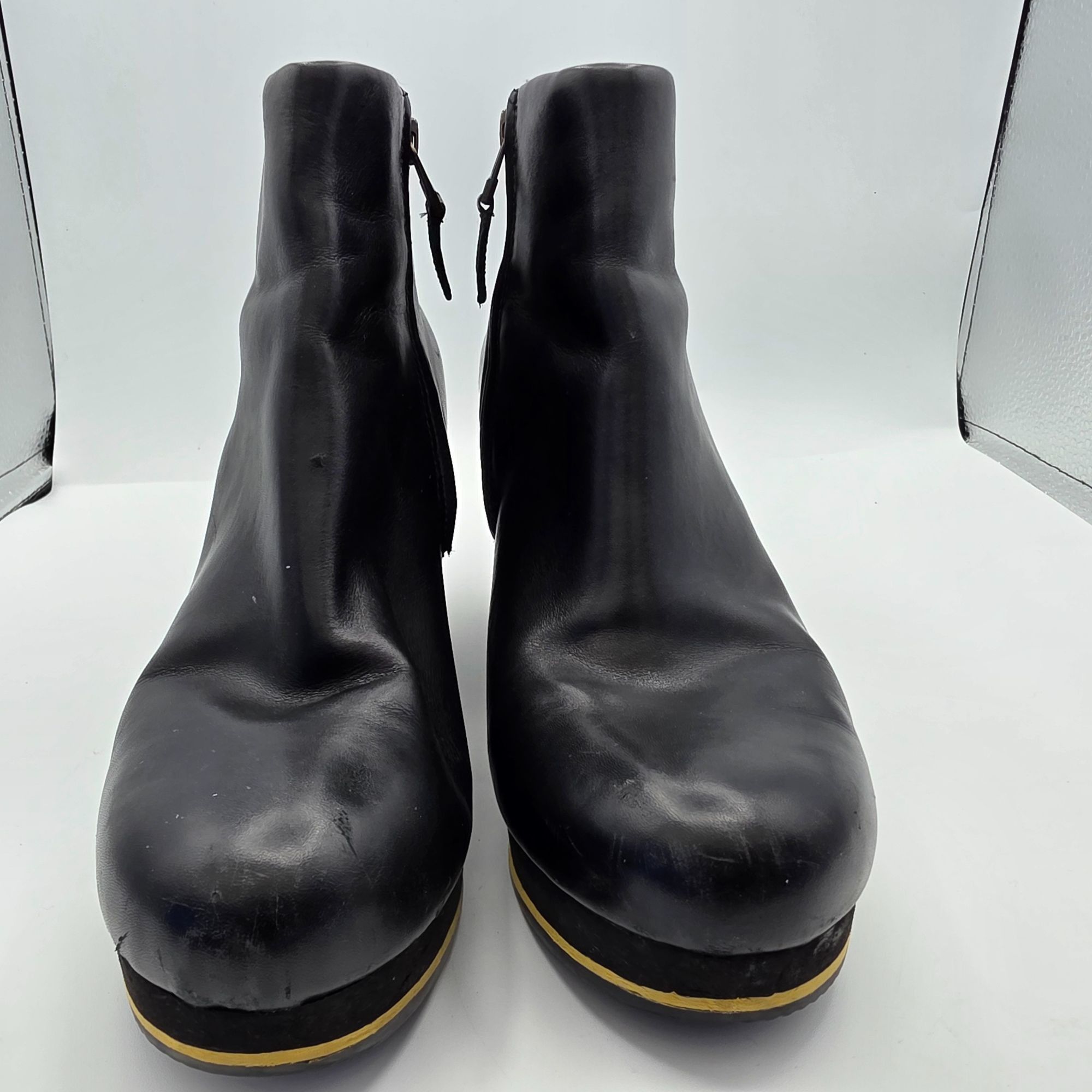 Camper Camper Together Romain Kremer Womens Size 8.5 Black Wedge Bo Size US 8.5 / IT 38.5 - 14 Thumbnail