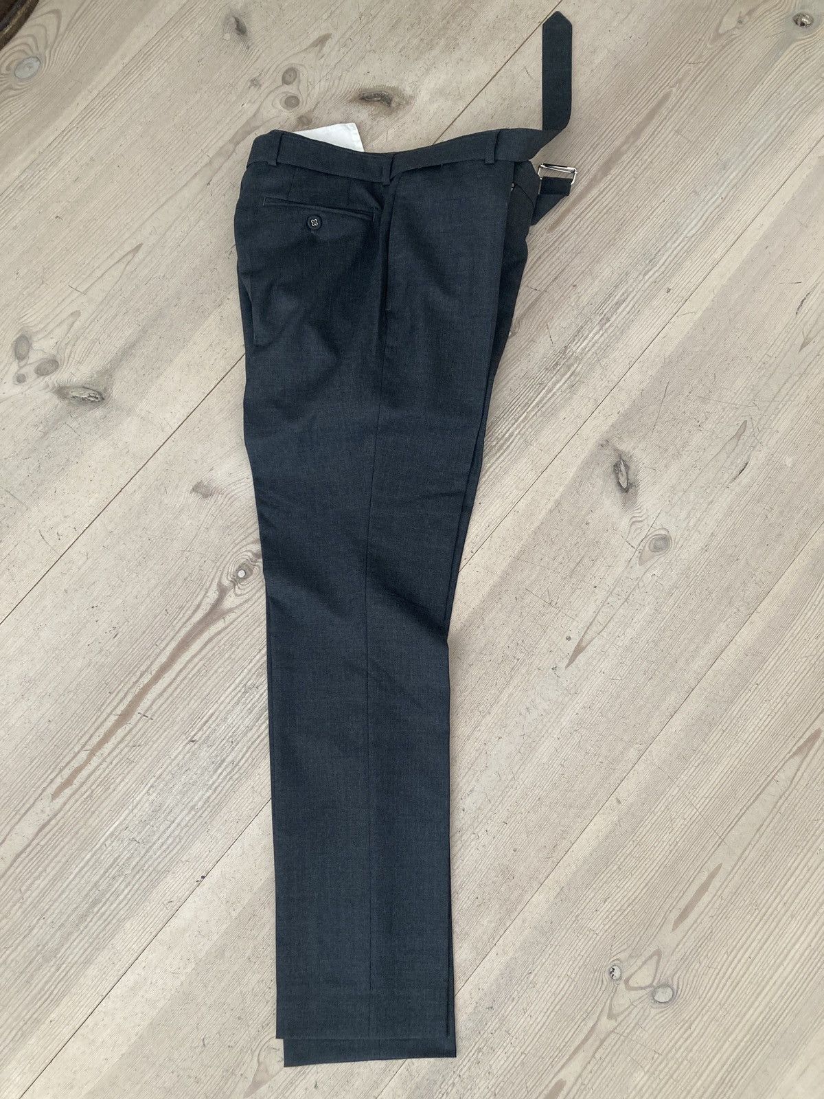 Officine Generale Officine Genéralé 100% Virgin Wool Grey Paul Pant (unworn) Size US 30 / EU 46 - 6 Thumbnail