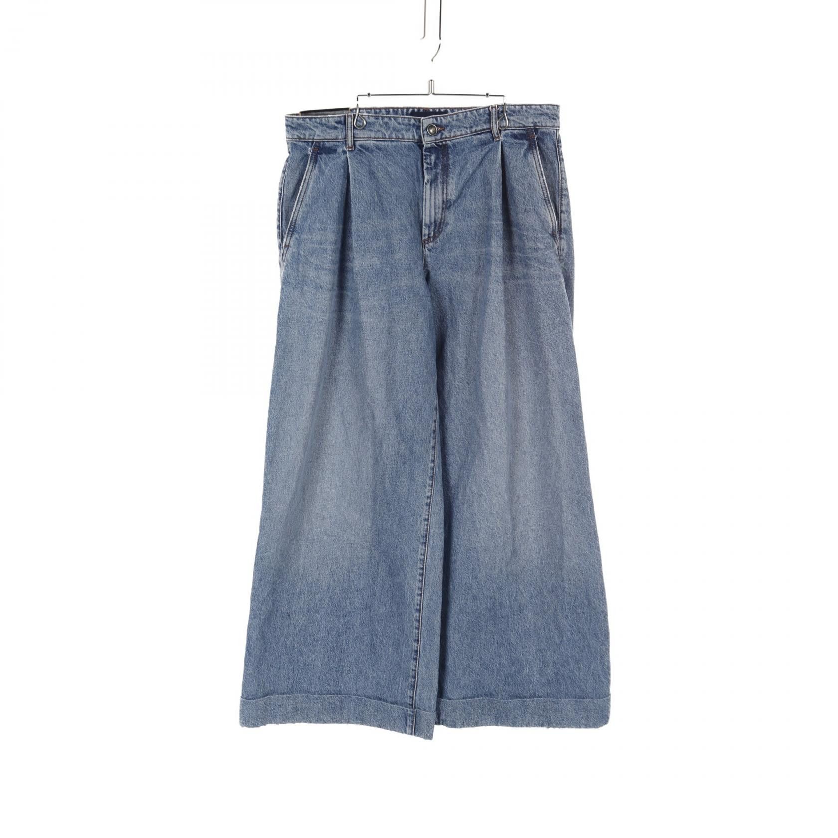Other Other SPORTMAX Denim Cotton Denim Pants Cotton Jeans Size ONE SIZE - 1 Thumbnail