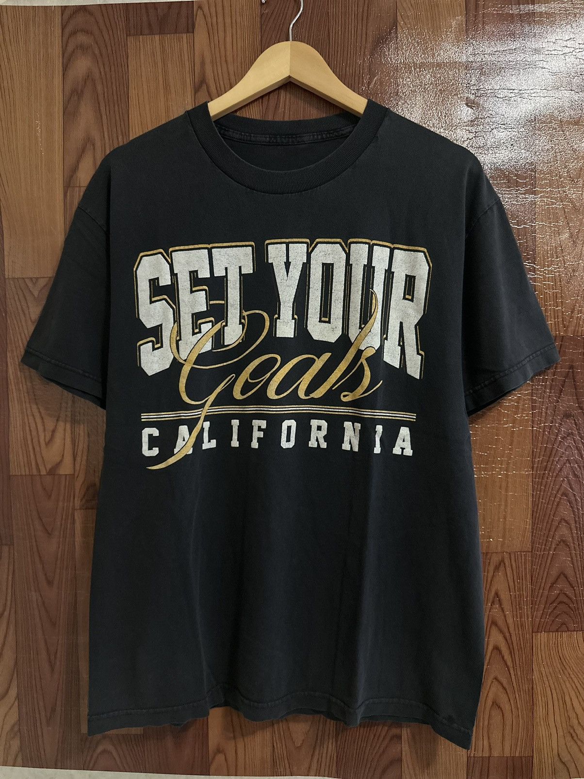 Band Tees × Vintage Set Your Goals Size US S / EU 44-46 / 1 - 1 Thumbnail