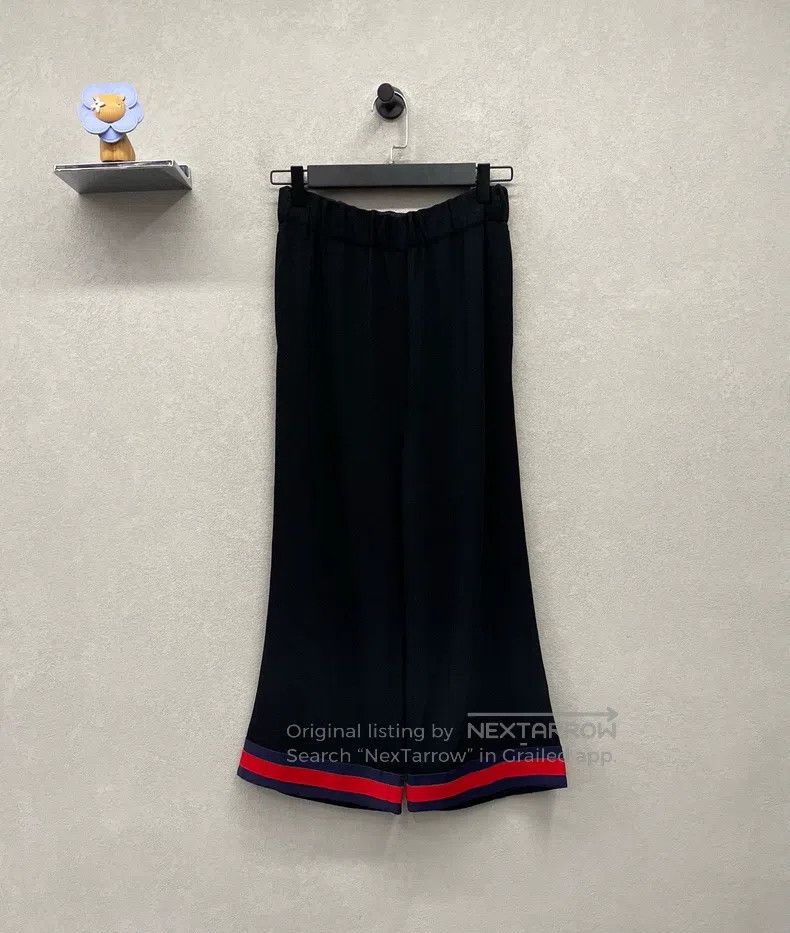 Gucci Black striped trousers
