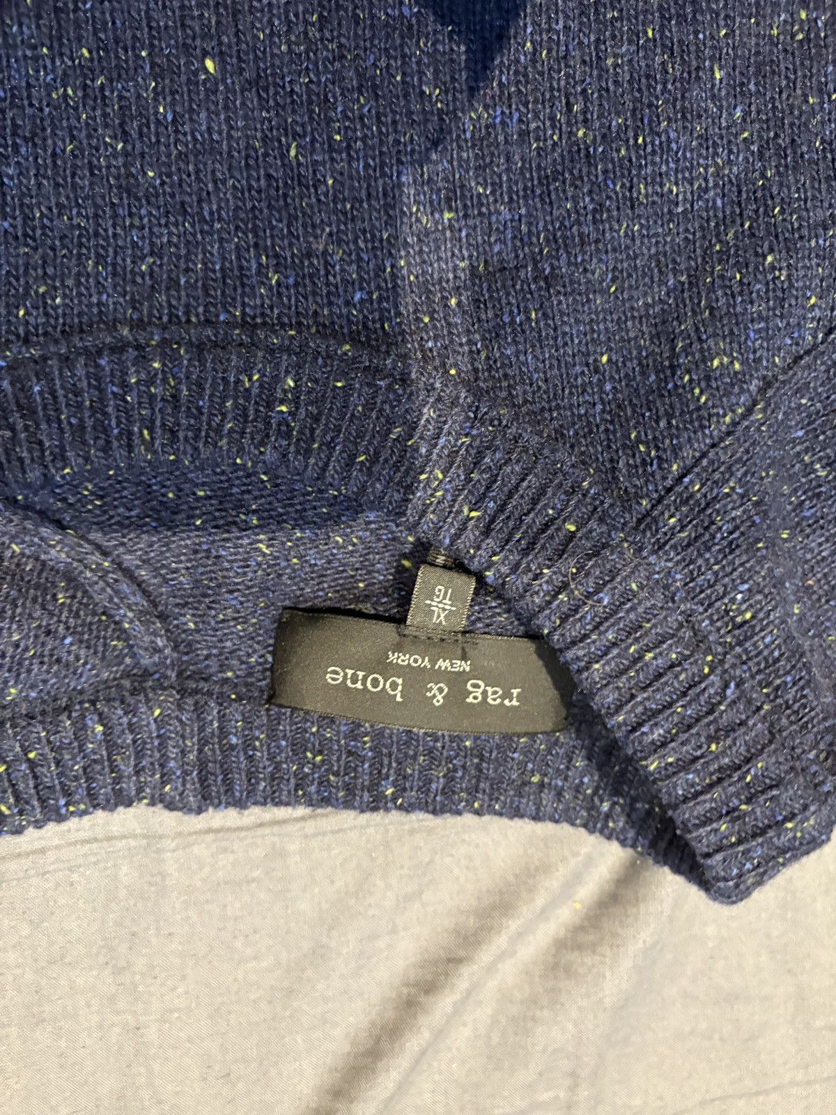 Rag & Bone Navy Blue Rag & Bone Sweater Size US XL / EU 56 / 4 - 2 Thumbnail