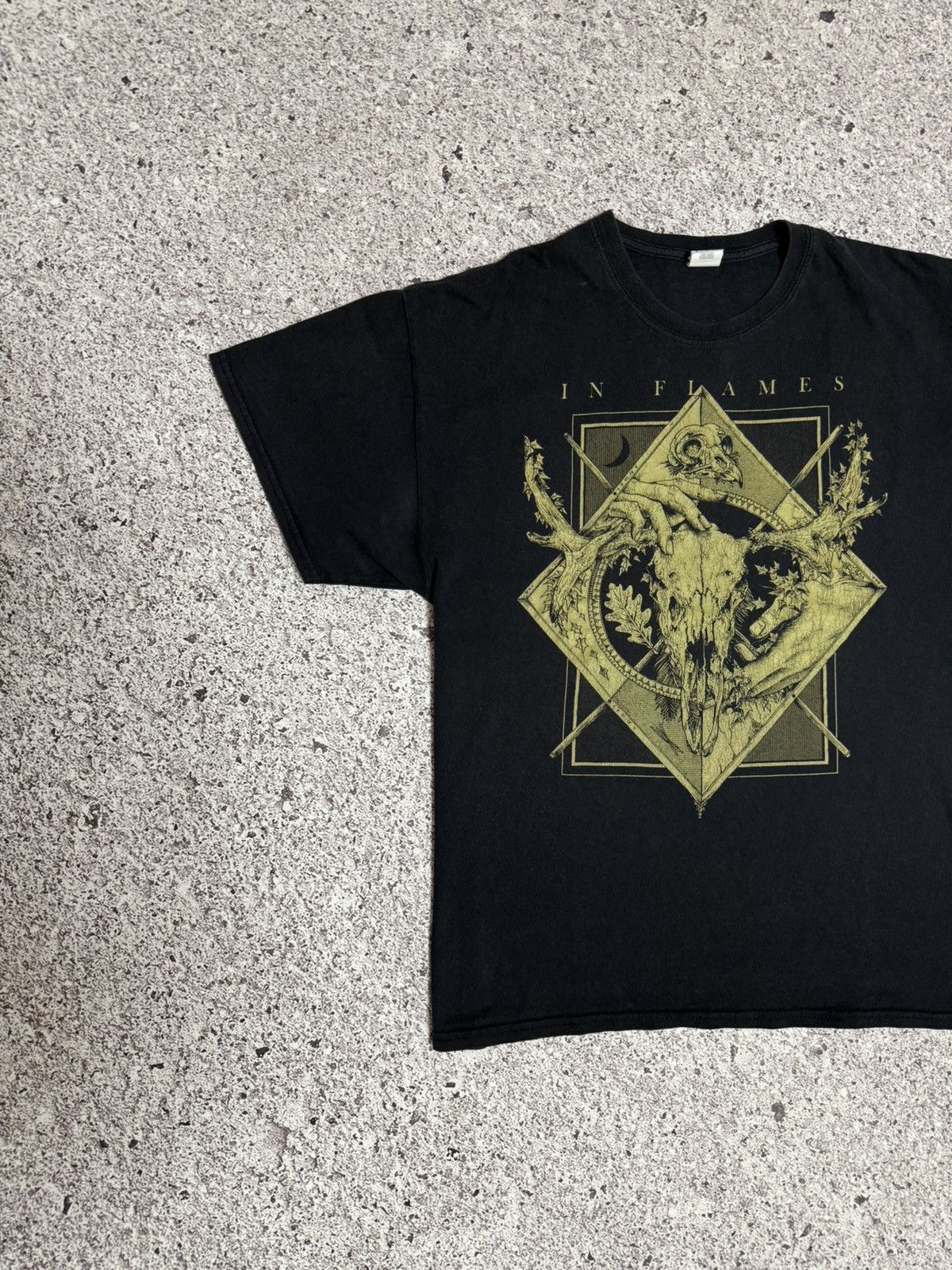 Band Tees × Vintage Vintage 2000’s In Flames Rock Band Retro T-Shirt Y2K Hype Size US XL / EU 56 / 4 - 3 Thumbnail