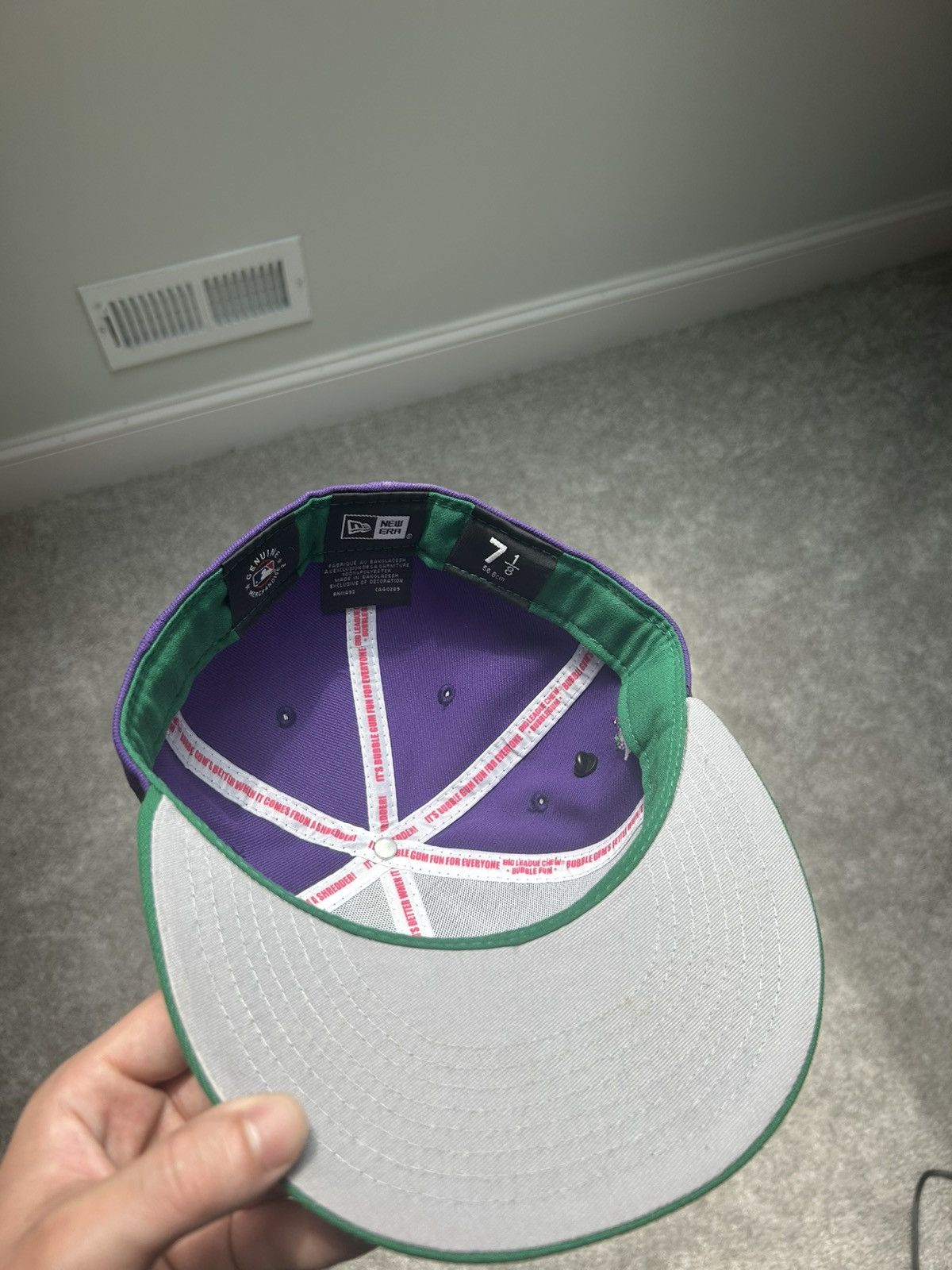 New Era Ground Ball Grape Red Sox Fitted Size ONE SIZE - 5 Thumbnail