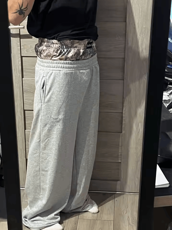 Japanese Brand Double Waisted Camo Boxer Baggy Sweatpants Size US 30 / EU 46 - 2 Thumbnail