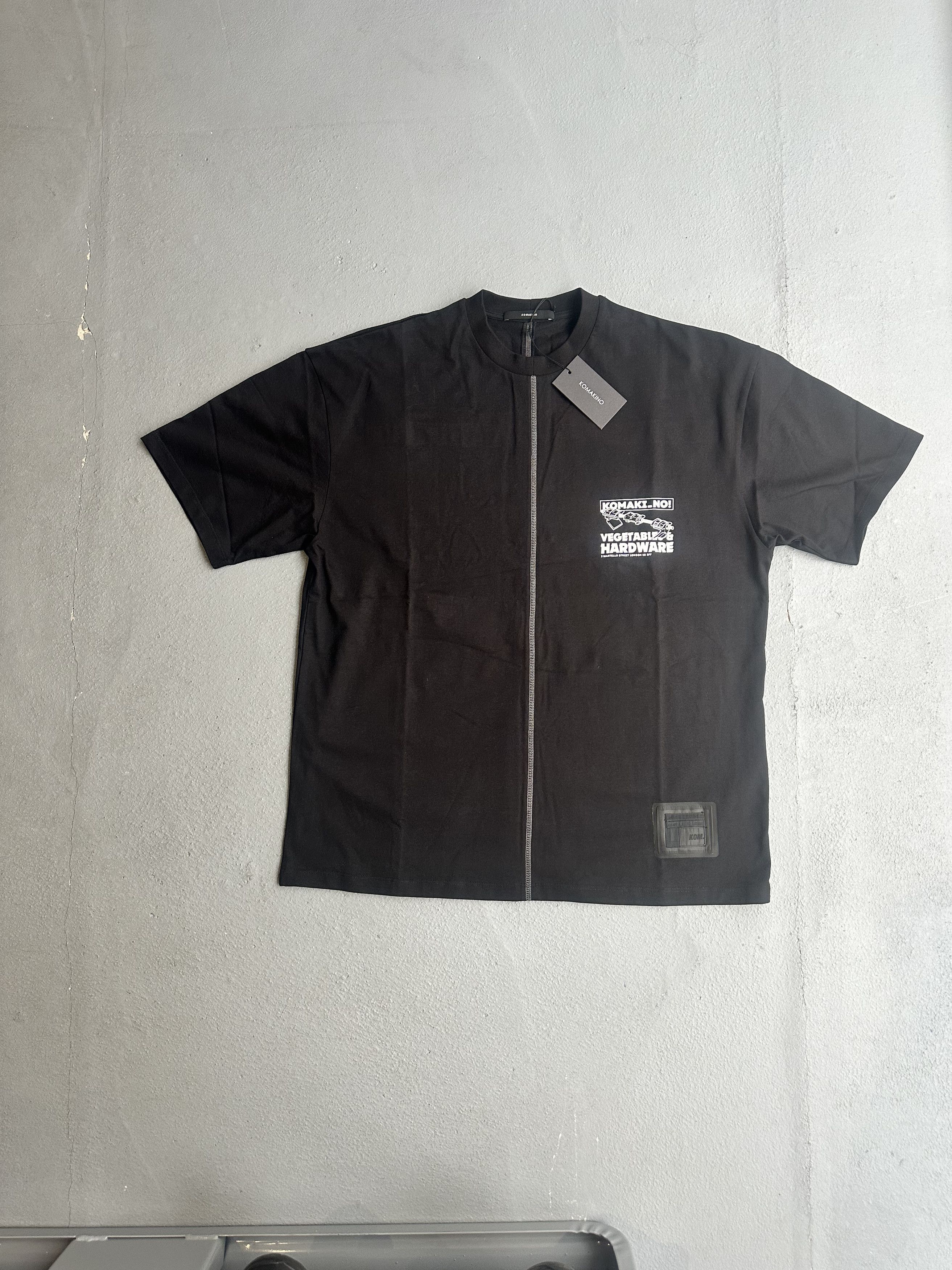 image of Komakino Guiding Logo T-Shirt in Black, Men's (Size Medium)