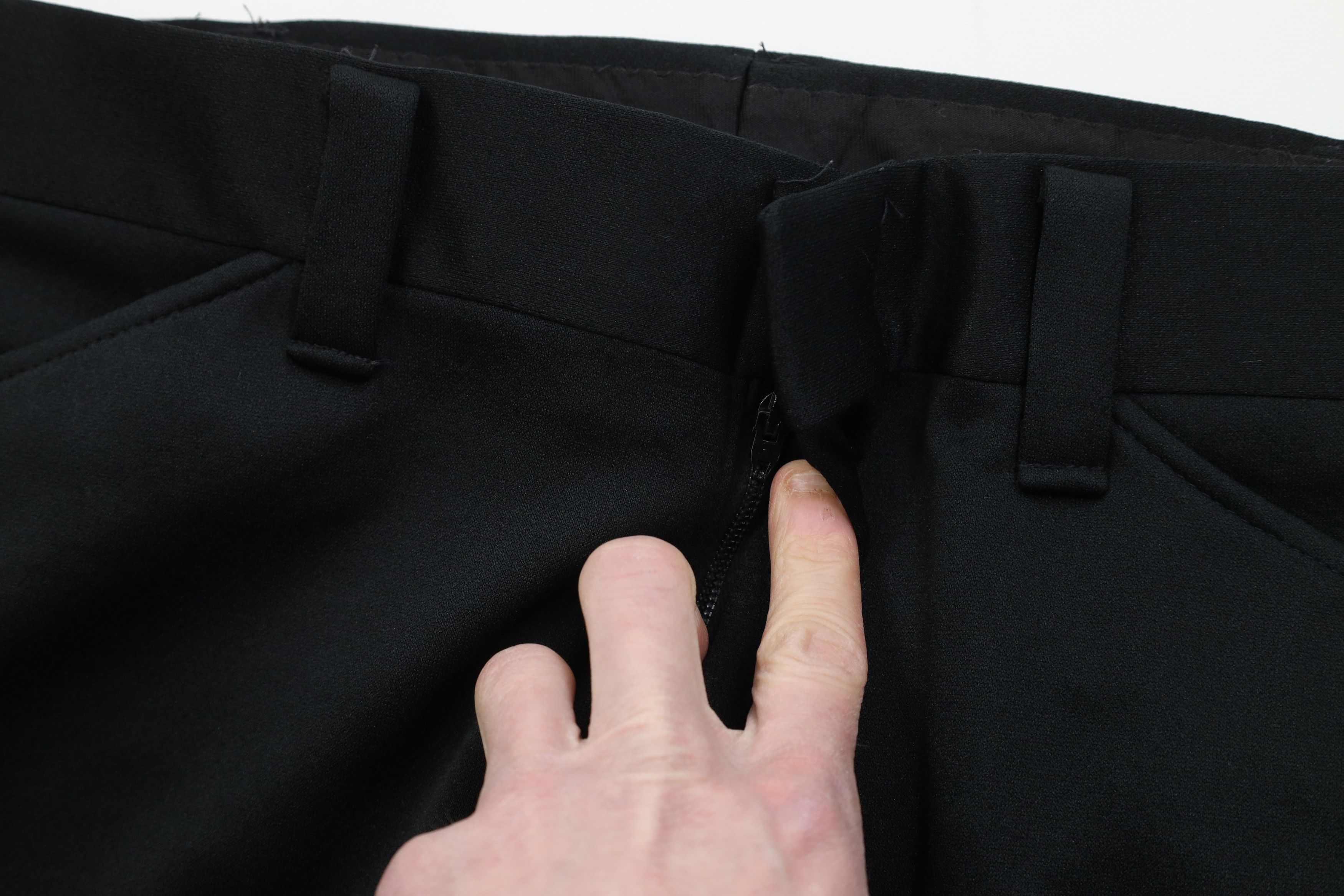 Wrangler Vintage 60s 70s Wrangler Wide Leg Chino Pants Black USA Size US 36 / EU 52 - 8 Thumbnail