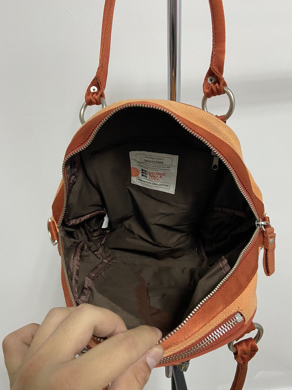Japanese Brand × Vintage George Gina Lucy Moxestripe ALYX Style Vintage Bag Carabiner Size ONE SIZE - 4 Thumbnail