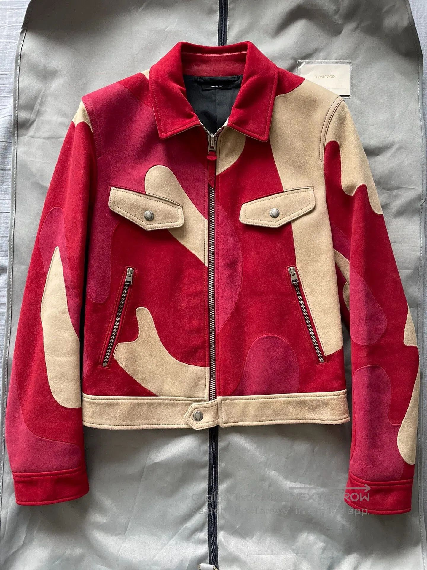 Tom Ford TOM FORD 2016SS Asymmetric Colorblock Jacket. Size US S / EU 44-46 / 1 - 1 Thumbnail