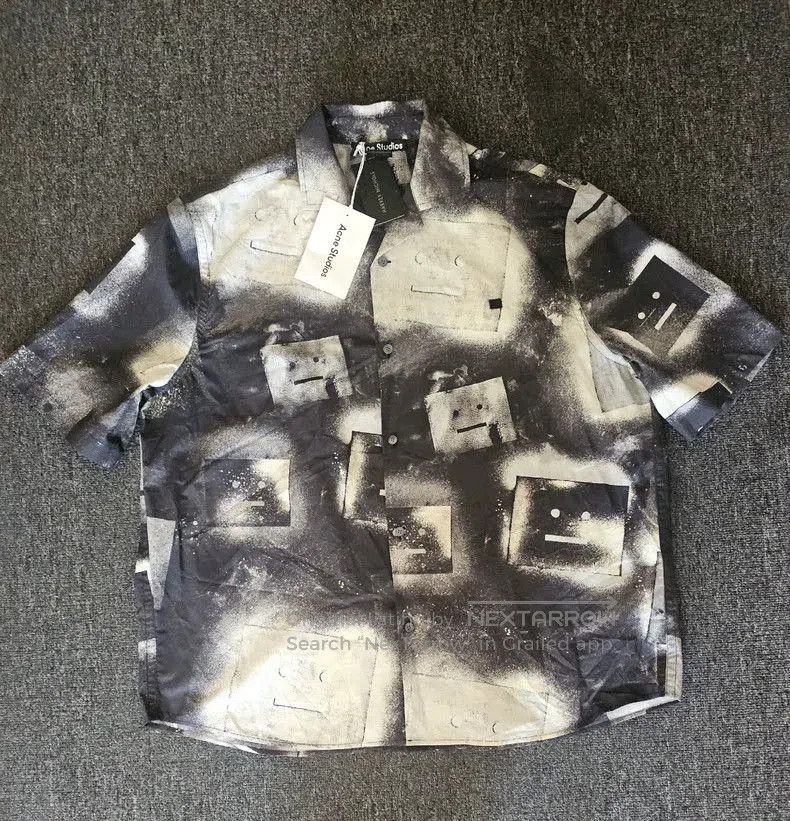 Celine Acne Studios Oversize Graphic Polo Shirt. Size US M / EU 48-50 / 2 - 1 Thumbnail