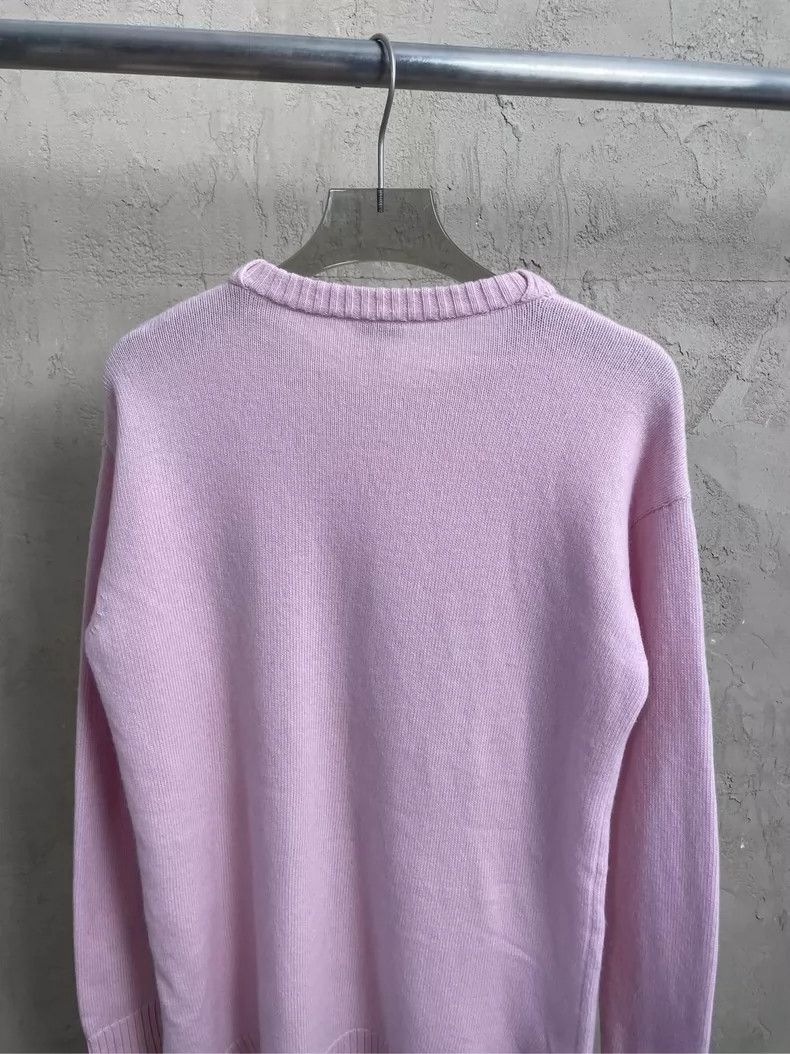 Loewe loewe Pink cherry blossom embroidered small logo wool sweat Size US XS / EU 42 / 0 - 4 Thumbnail