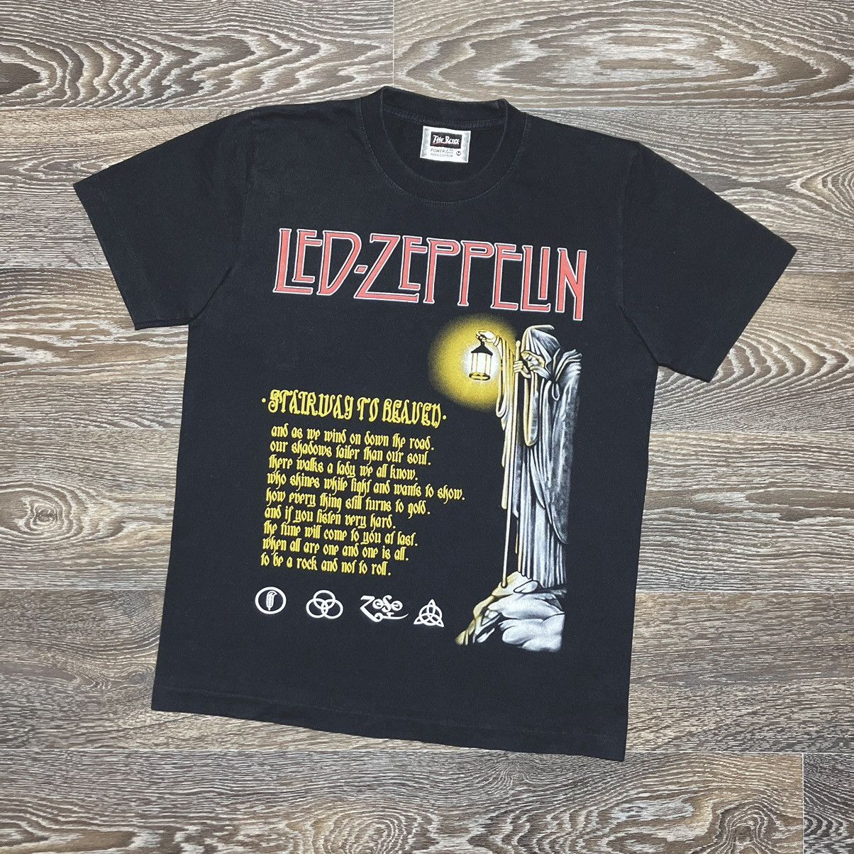 Band Tees LED ZEPPELIN Stairway To Heaven Single Stitch Heavy T-shirt Size US S / EU 44-46 / 1 - 1 Thumbnail