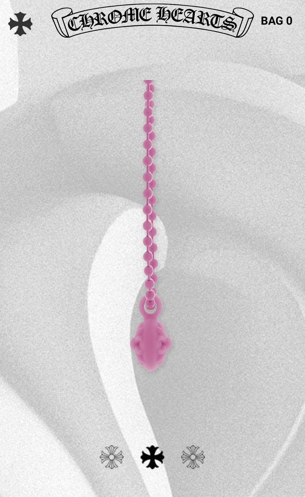 Chrome Hearts CHROME HEARTS CROSSBALL CHARM NECKLESS 🚫READ DESCRIPTION🚫 Size ONE SIZE - 6 Thumbnail