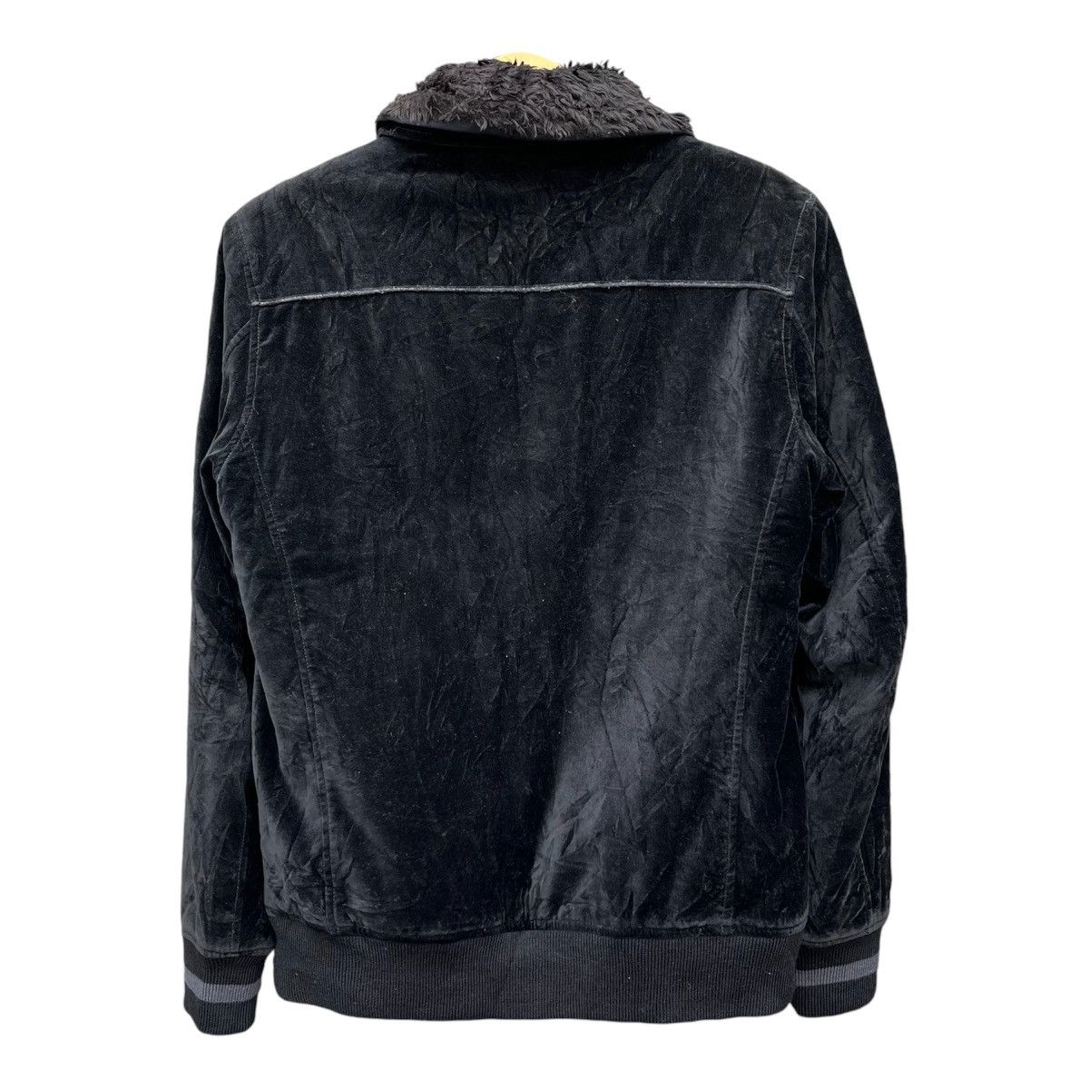 Japanese Brand × Journal Standard × Vintage Vintage Journal Standard Velvet Cow Belt Fur Work Jacket Size US M / EU 48-50 / 2 - 17 Thumbnail