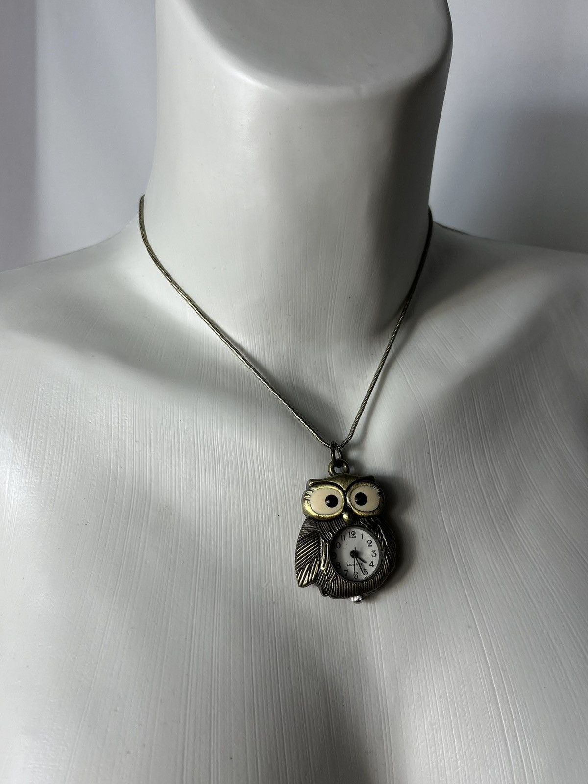 Jewelry × Vintage Owl Pendant Necklace Watch Size ONE SIZE - 1 Thumbnail