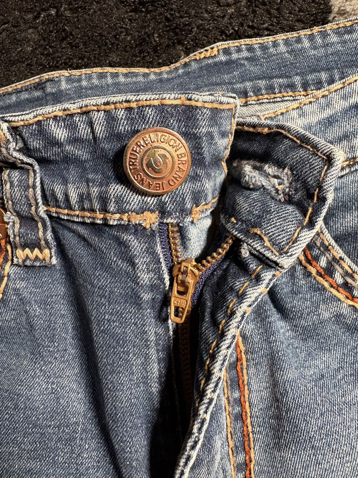 True Religion True Religion Ricky Relaxed Straight Super T Made in USA Size US 36 / EU 52 - 9 Thumbnail