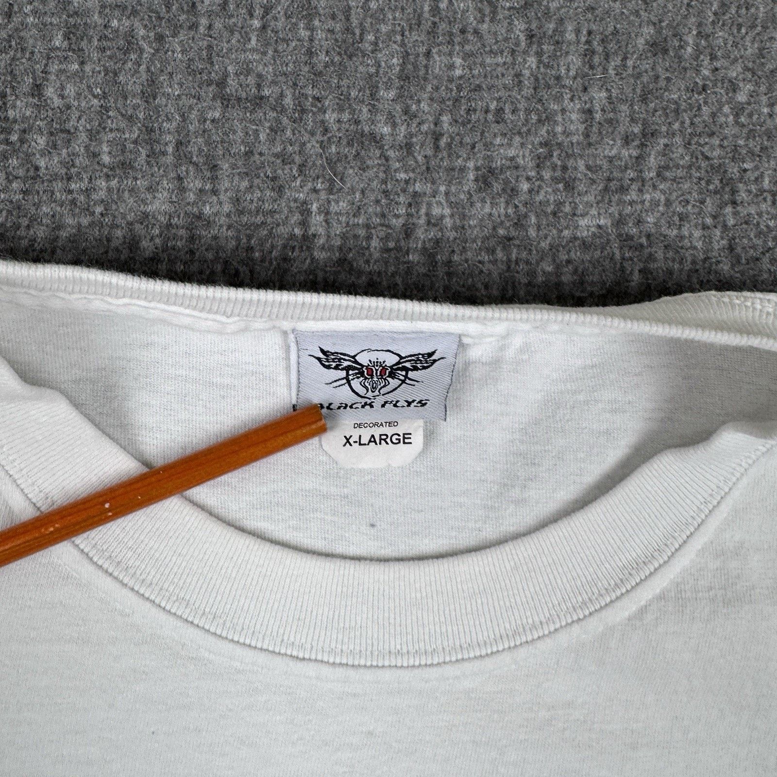Other Vintage Black Flys T-Shirt Men’s XL White I Love Booze Y2K Size US XL / EU 56 / 4 - 4 Thumbnail