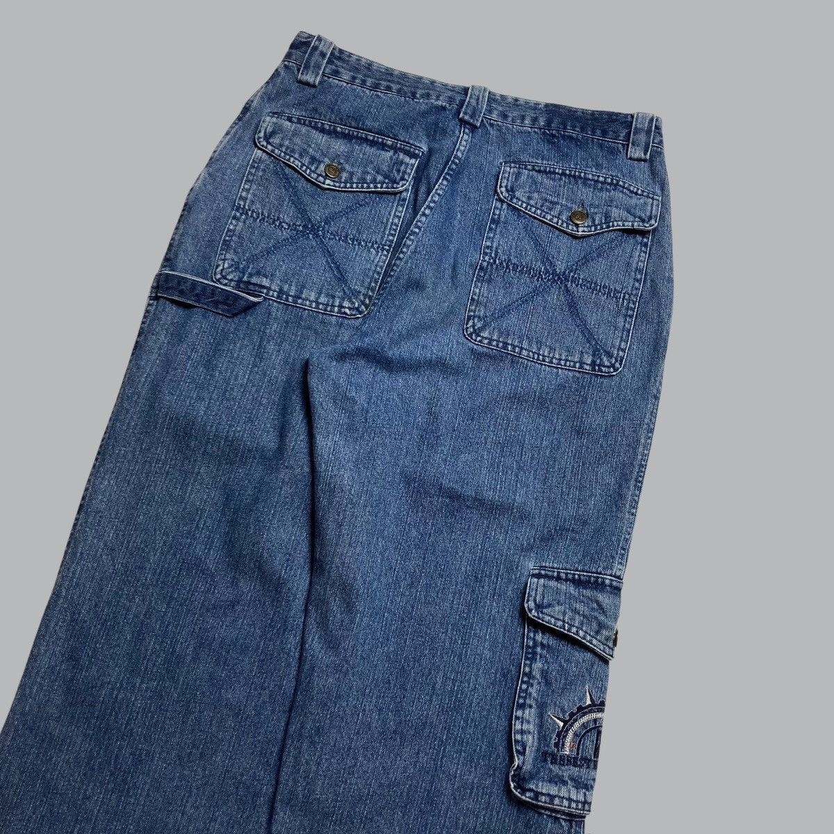 Hysteric Glamour × Japanese Brand × PPFM DANPOL Cargo Jeans 3D Multi Pocket Japanese Brand Size US 31 - 4 Thumbnail