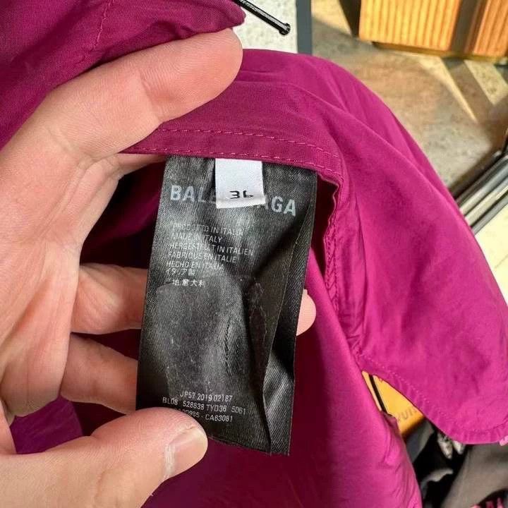 Balenciaga Balenciaga size 36 Purple patchwork assault jacket Size US XS / EU 42 / 0 - 4 Thumbnail