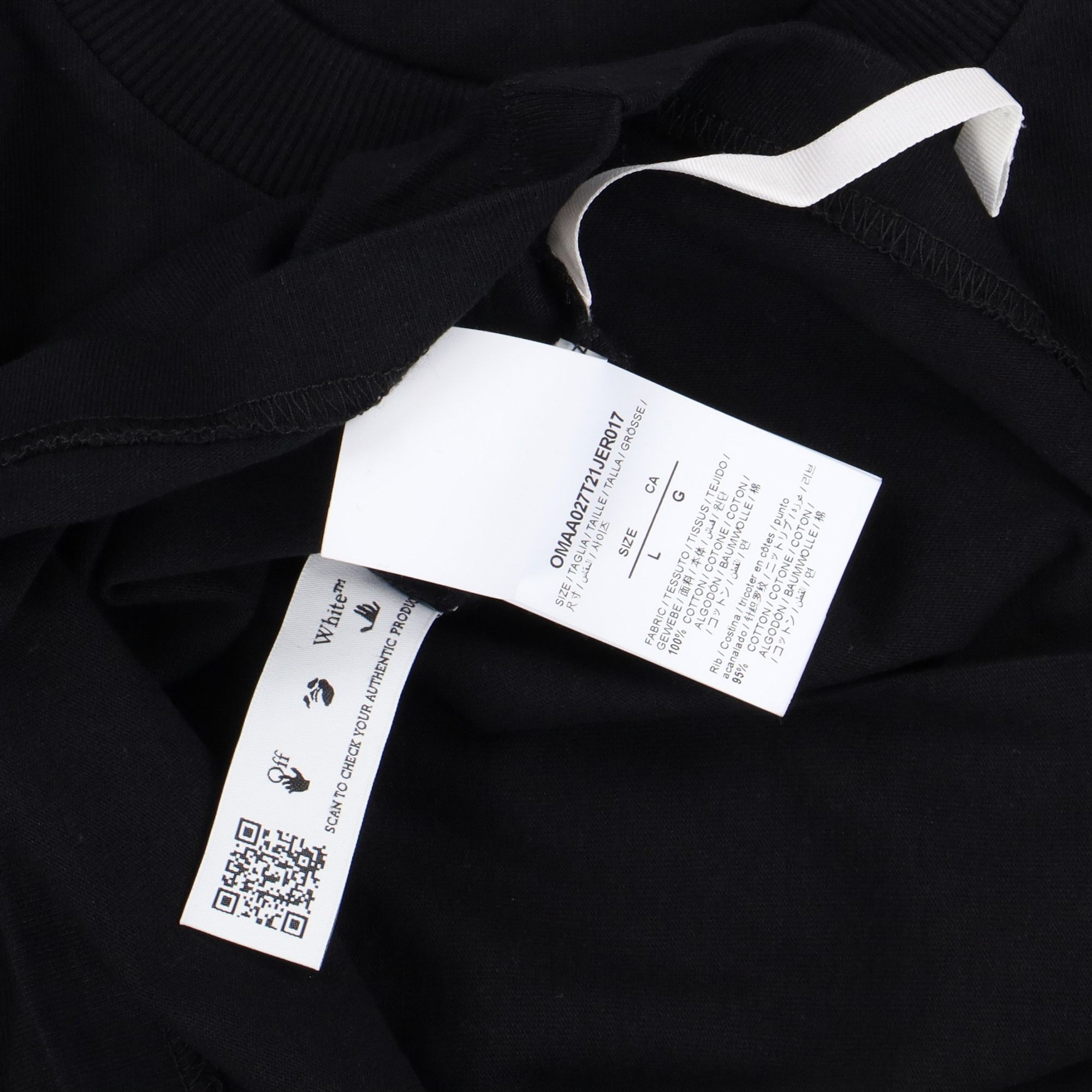Off-White Black Shanghai Exclusive Arrows T-Shirt Size US L / EU 52-54 / 3 - 4 Thumbnail