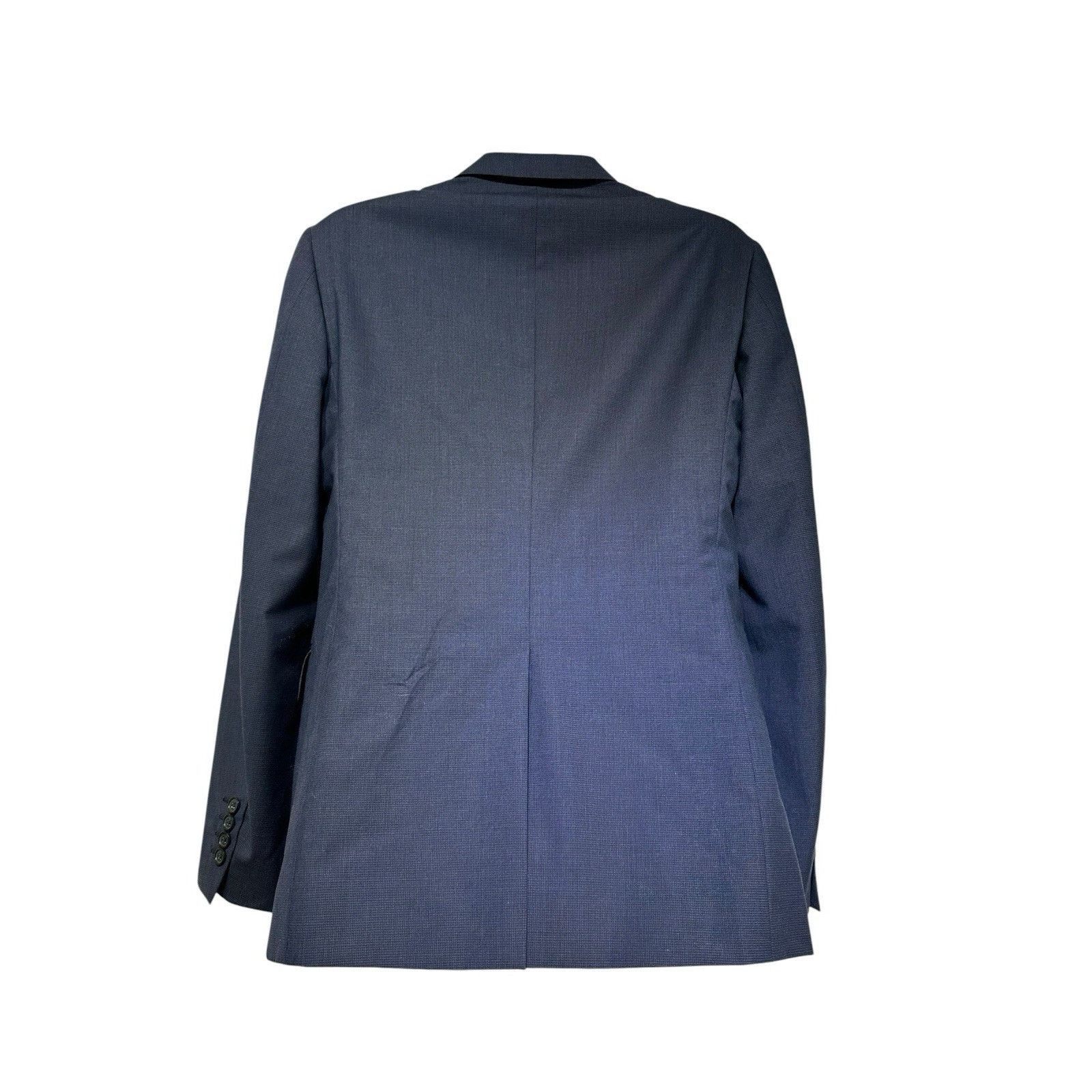 Lanvin Lanvin mens Size 40 blue wool sports coat blazer Size 40R - 3 Thumbnail