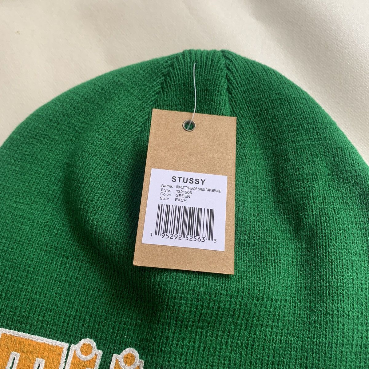 Stussy × Vintage STUSSY BURLY THREADS SKULLCAP Size ONE SIZE - 2 Thumbnail