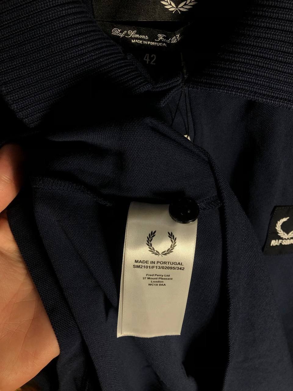 Fred Perry × Raf Simons FRED PERRY RAF SIMONS CHUNKY RIB PIQUE SHIRT DELUX Y2K RARE Size US M / EU 48-50 / 2 - 6 Thumbnail