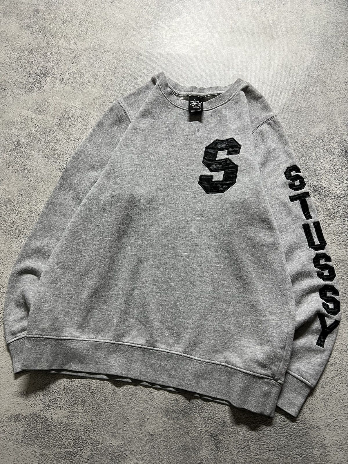 Vintage Stussy on sale Big logo sweatshirt