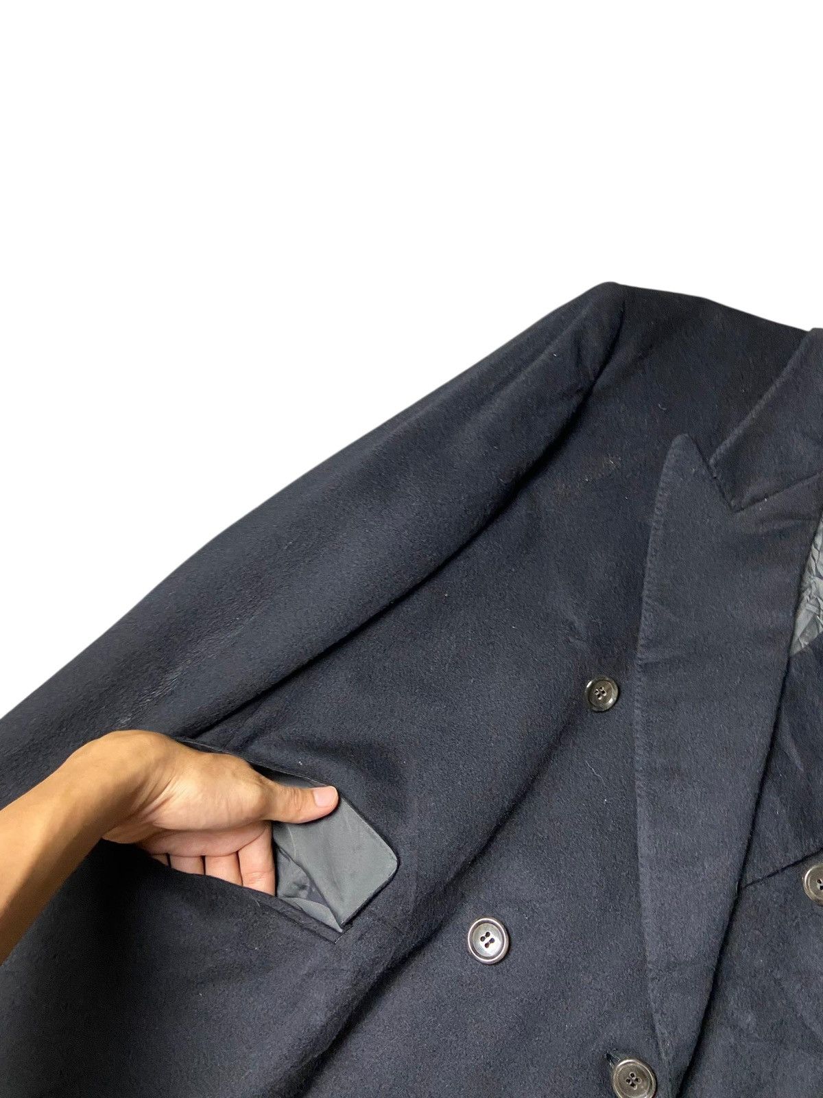 Lanvin Vintage LANVIN Double Breasted Long Wool Coat (140) Size US M / EU 48-50 / 2 - 4 Thumbnail