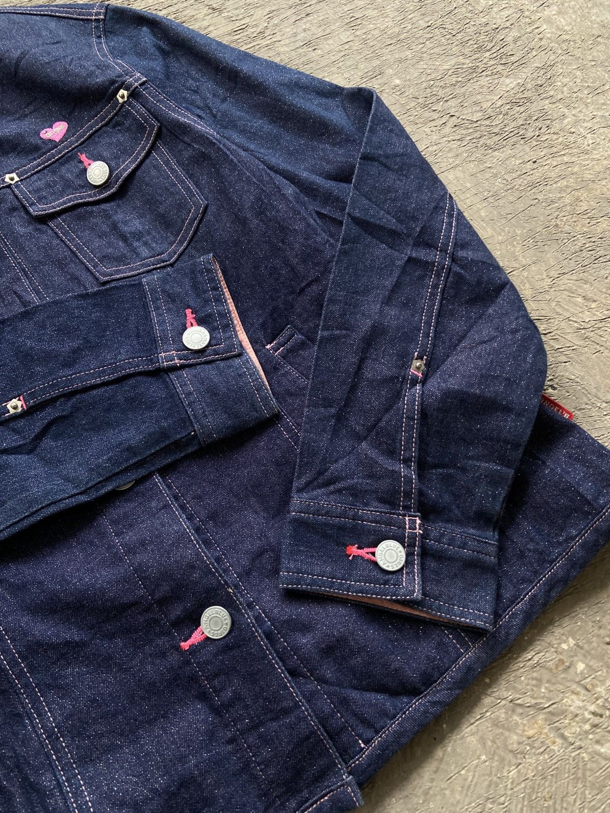 Angel Blue 1990s Angel Blue - Nakamura Kun Cute Girls Denim Jacket Size L / US 10 / IT 46 - 9 Thumbnail