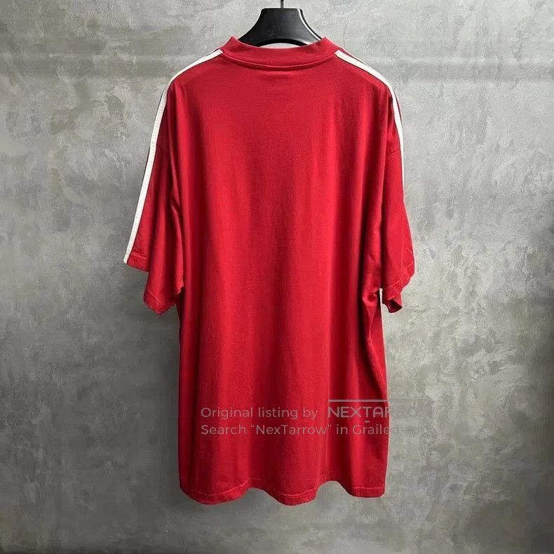 Balenciaga Balenciaga adidas Red Logo Short Sleeve. Size US XL / EU 56 / 4 - 2 Thumbnail