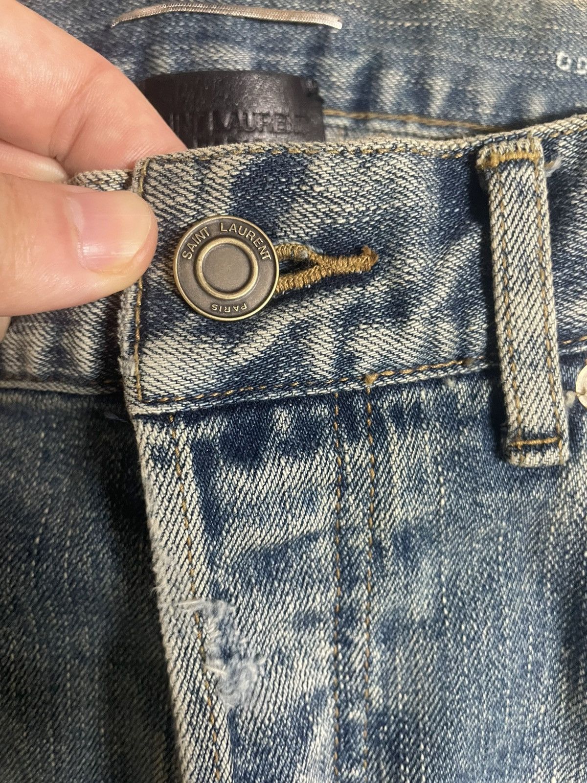 Saint Laurent Paris 15fw Saint Laurent Hedi Slimane D01/SL Jeans Size US 32 / EU 48 - 3 Thumbnail