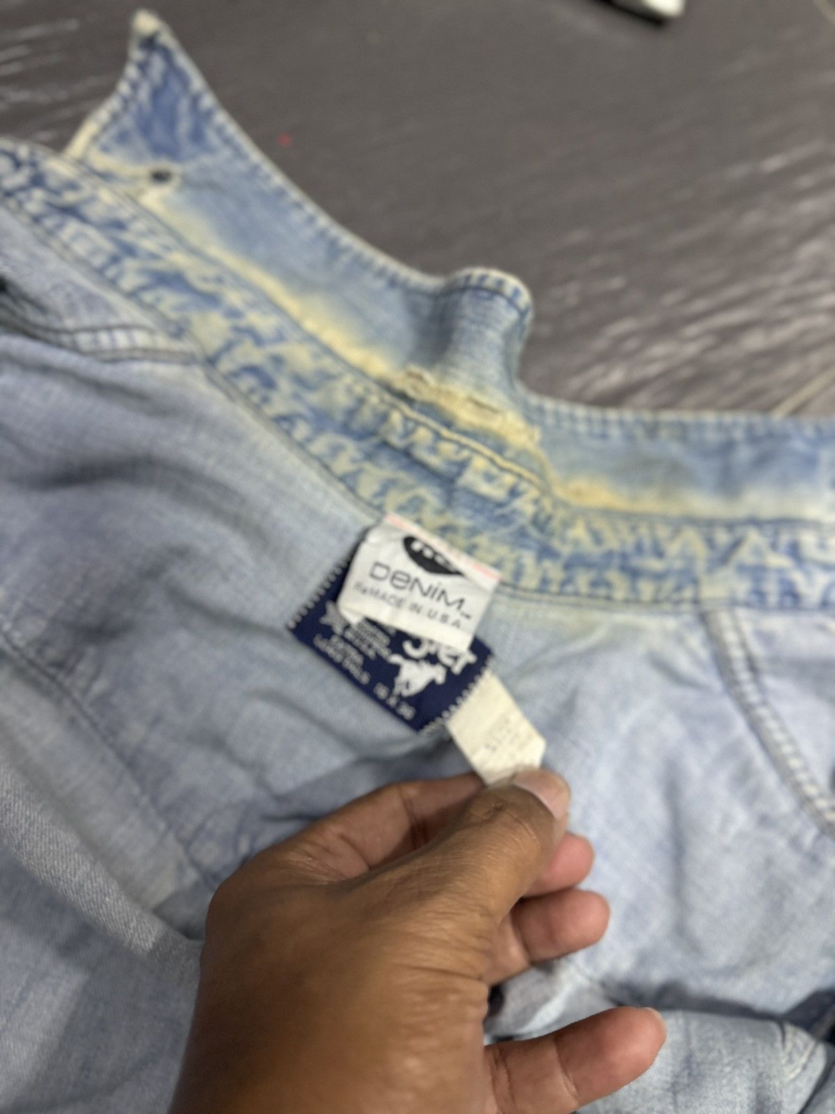Vintage × Wrangler VINTAGE 80’S REMADE BY RE DENIM WRANGLER SHIRT Size US M / EU 48-50 / 2 - 4 Thumbnail