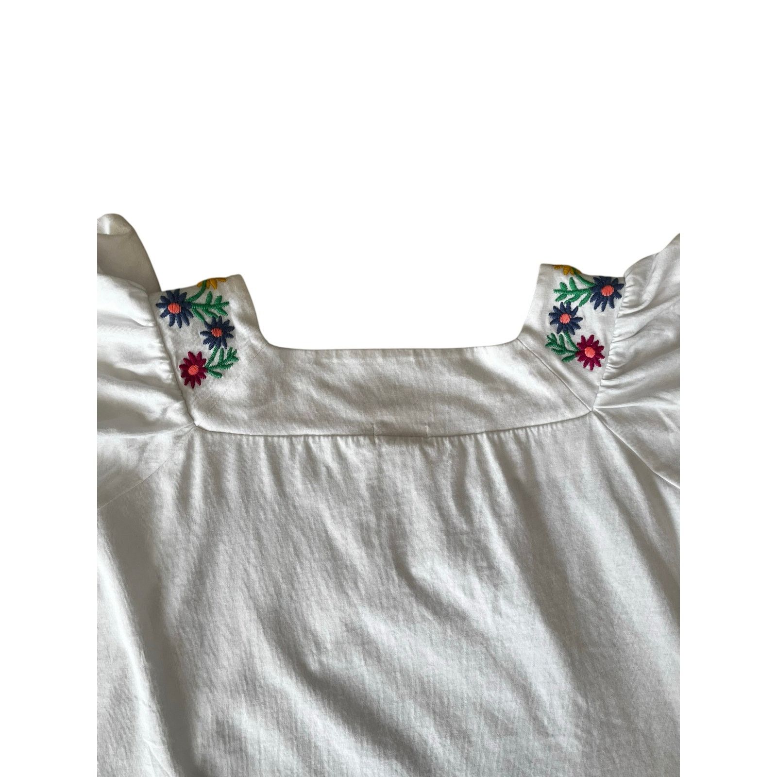J.Crew J.Crew CrewCuts Girls Top Embroider Neck Flutter Sleeve 8 Size M / US 6-8 / IT 42-44 - 5 Thumbnail