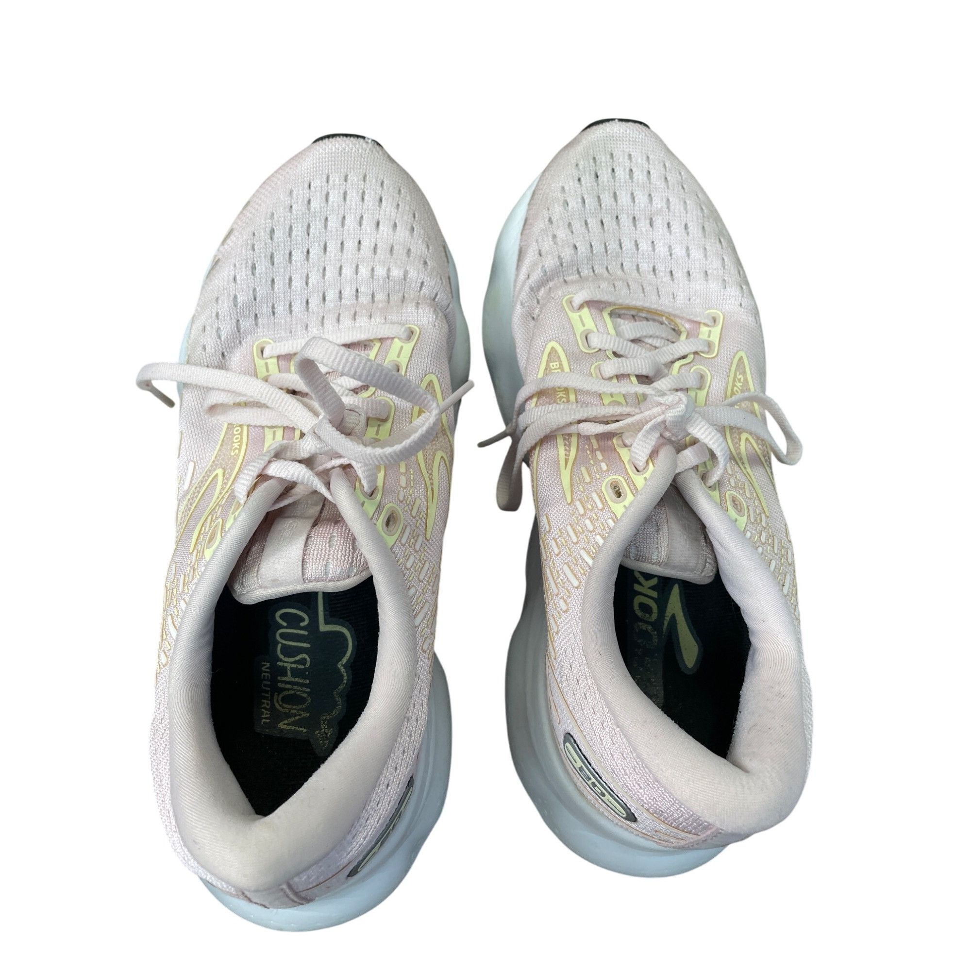 Brooks Brooks Glycerin 20 Womens pink yellow running sneaker Size 8 Size US 8 / IT 38 - 12 Thumbnail
