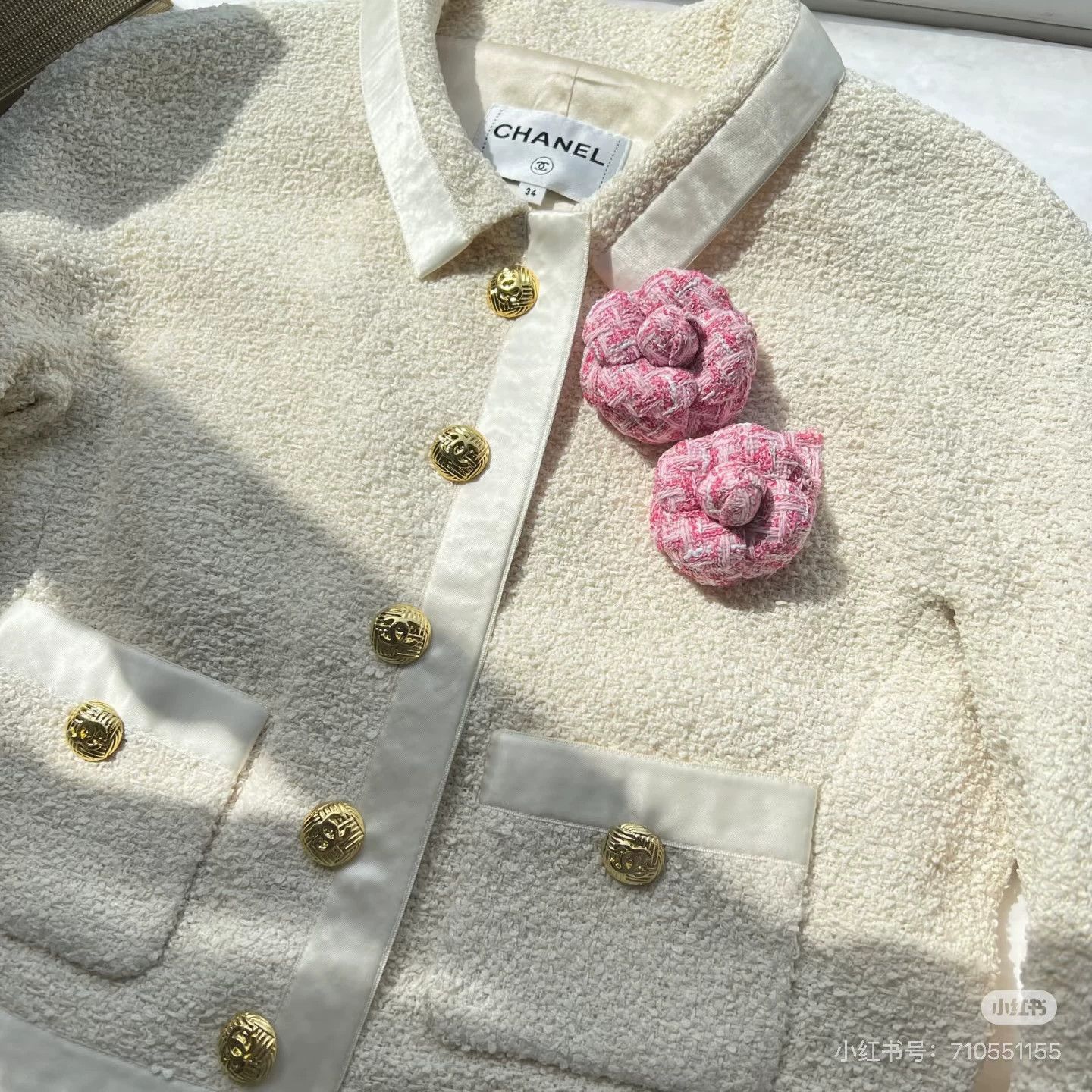Chanel Chanel Pink Camelia Brooch Unused With Box Size ONE SIZE - 3 Thumbnail