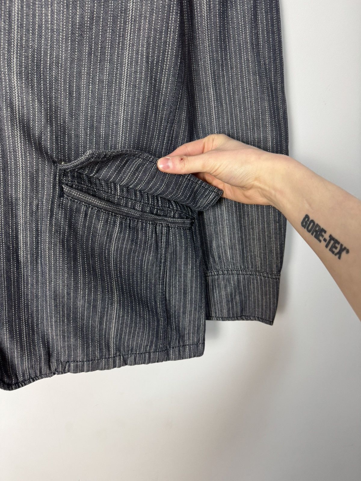 PPFM 00s PPFM Archive Pinstripe Workwear Jacket Blazer Japanese Size 40R - 3 Thumbnail
