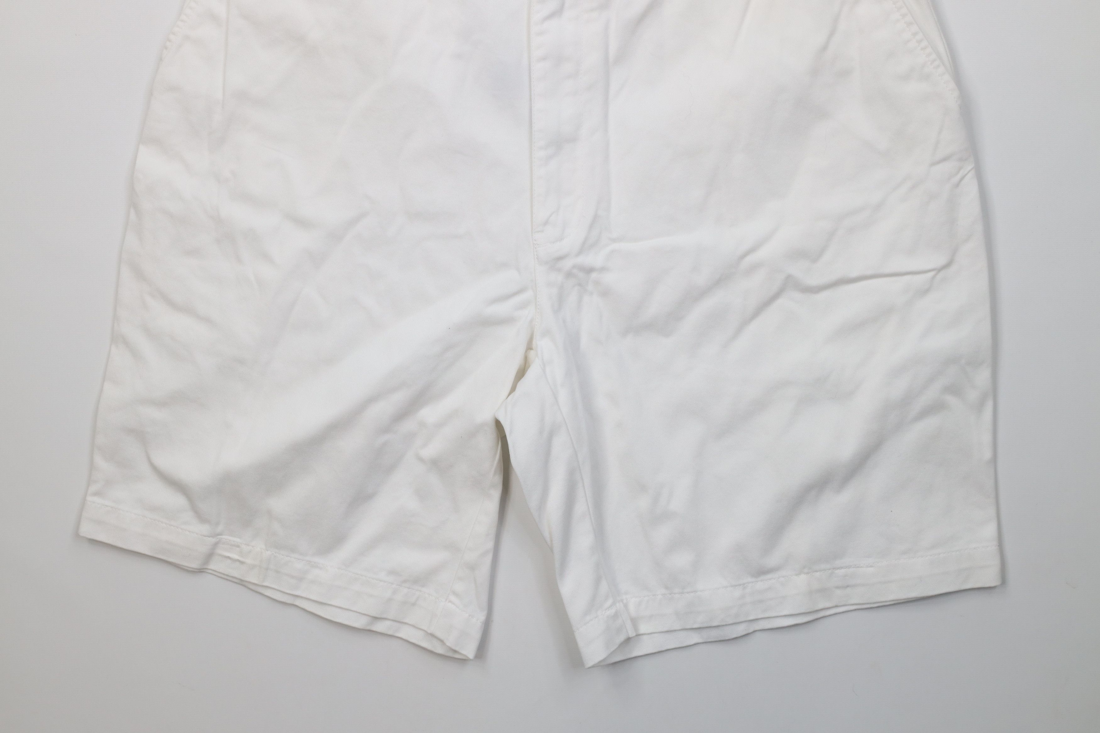 Ralph Lauren Vintage 90s Ralph Lauren Chino Shorts White Cotton Golfing Size US 38 / EU 54 - 4 Thumbnail