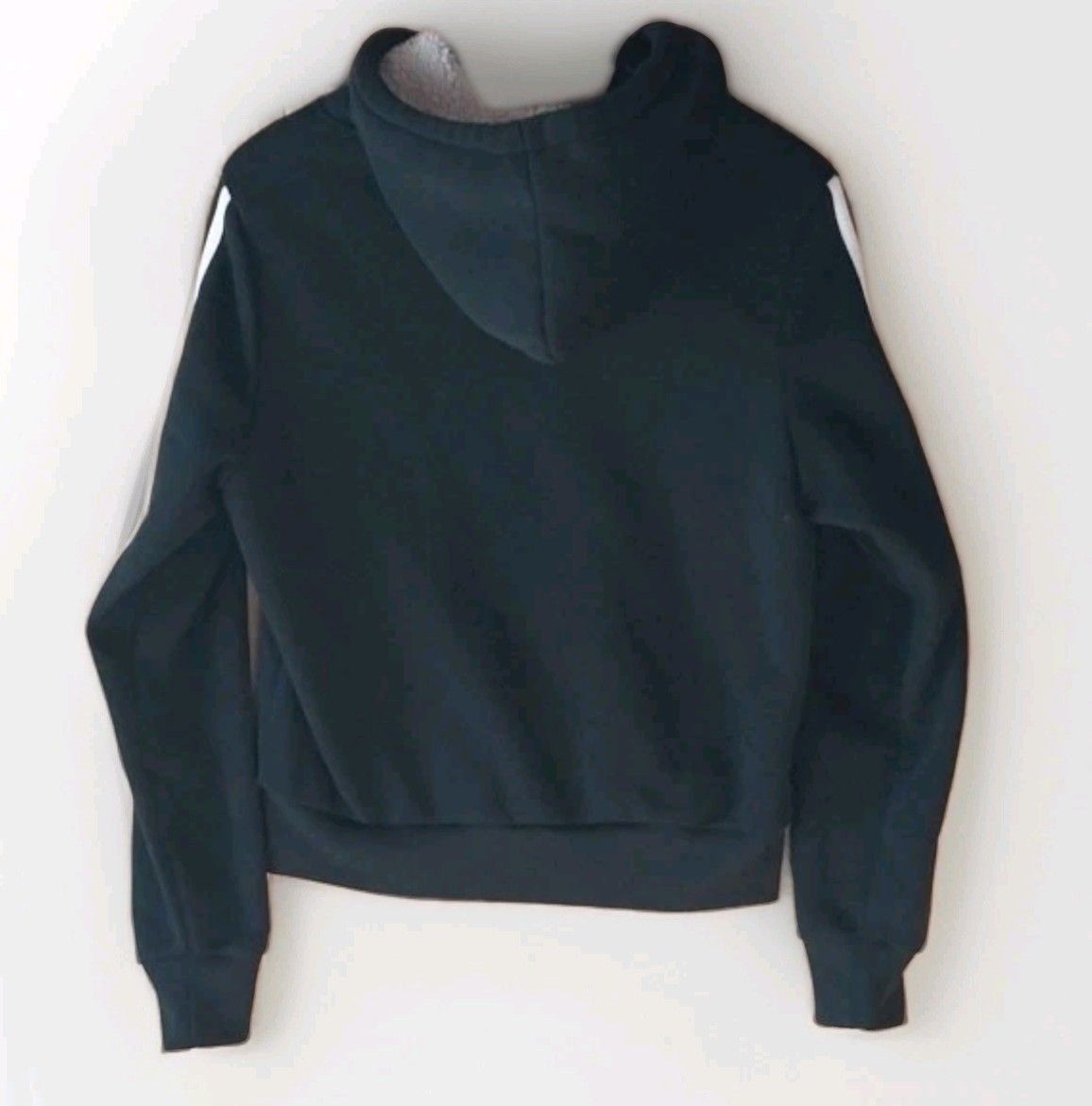 Other Hoodie Womens Junior Large Sweatshirt Stripes Zip Lined Size L / US 10 / IT 46 - 2 Thumbnail