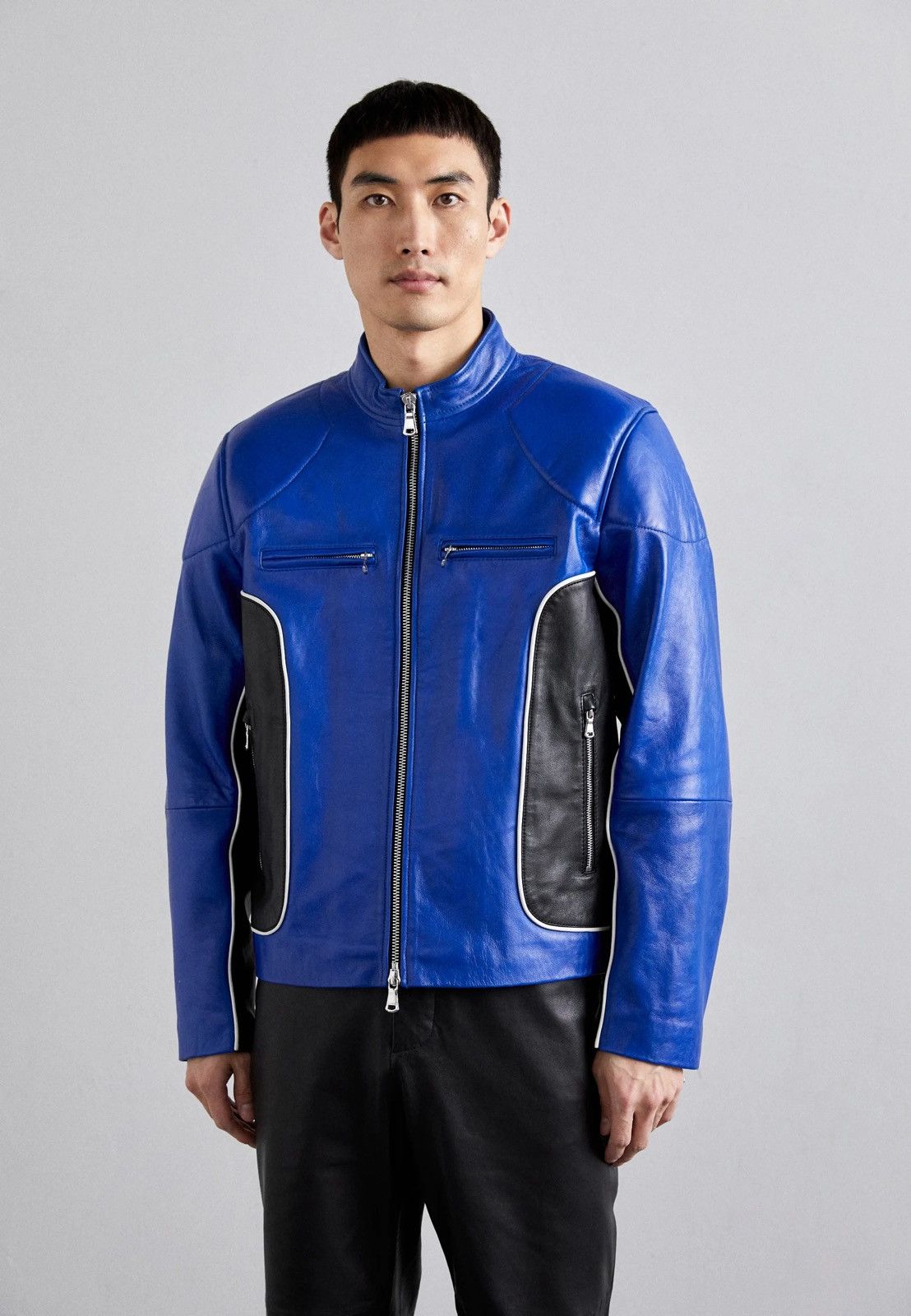 J.Lindeberg !DS! SS24 J.Lindeberg Morris Leather Biker Jacket Size US M / EU 48-50 / 2 - 1 Thumbnail