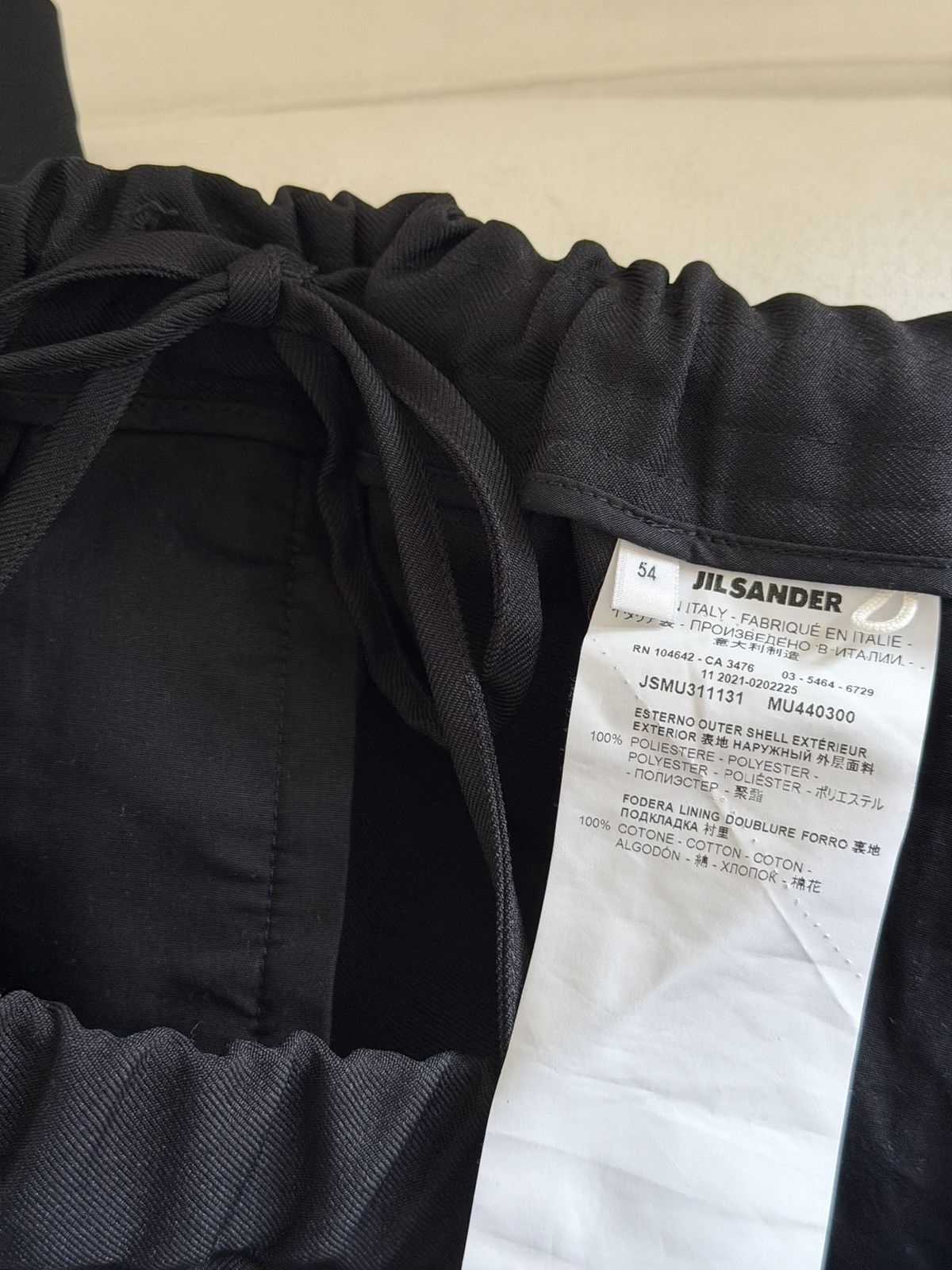 Jil Sander Jill Sander Black Smart Pant Size US 34 / EU 50 - 7 Thumbnail