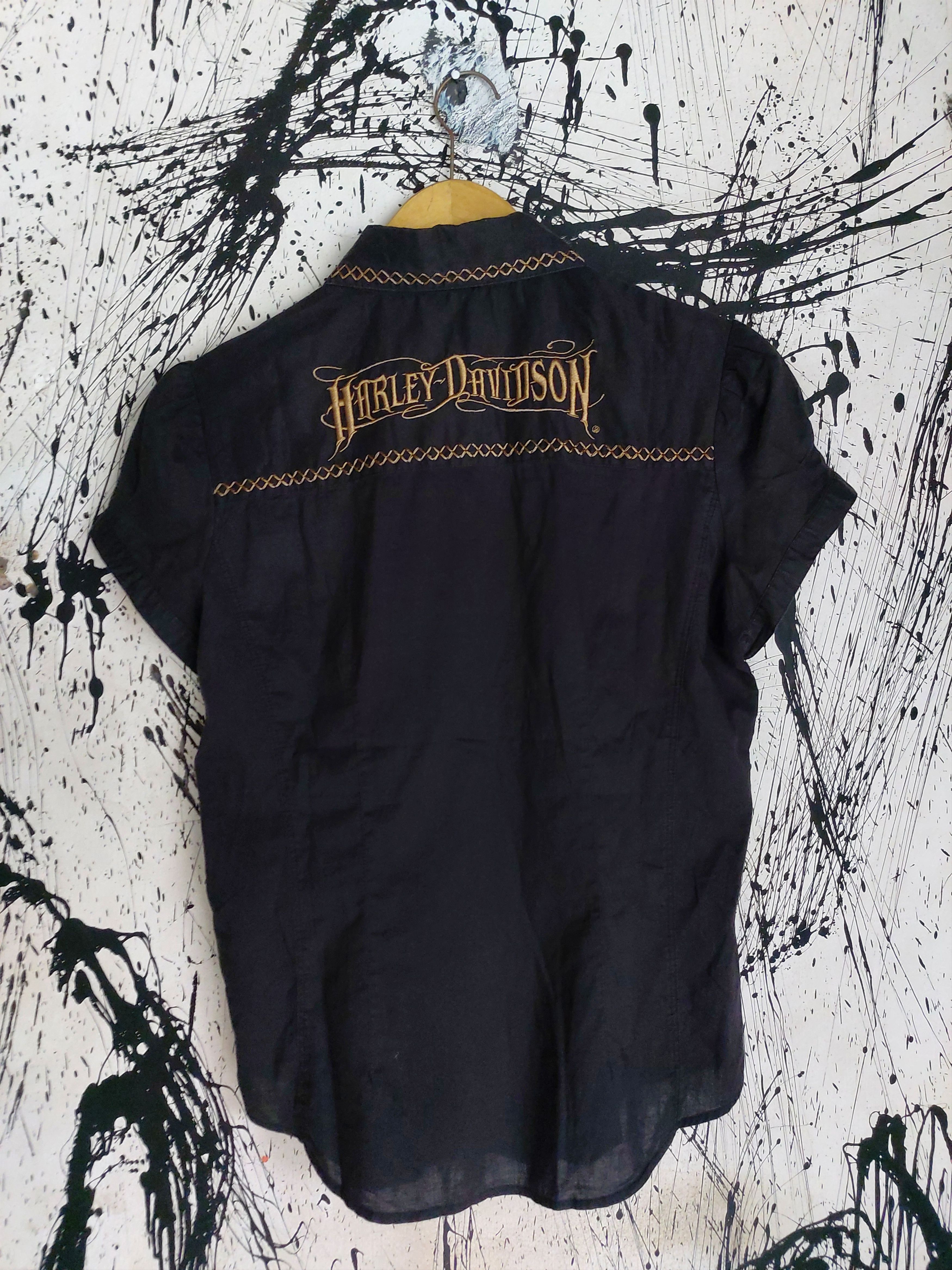 Harley Davidson × If Six Was Nine SHORT SHIRT HARLEY DAVIDSON MOTOR CLOTHES Size S / US 4 / IT 40 - 3 Thumbnail